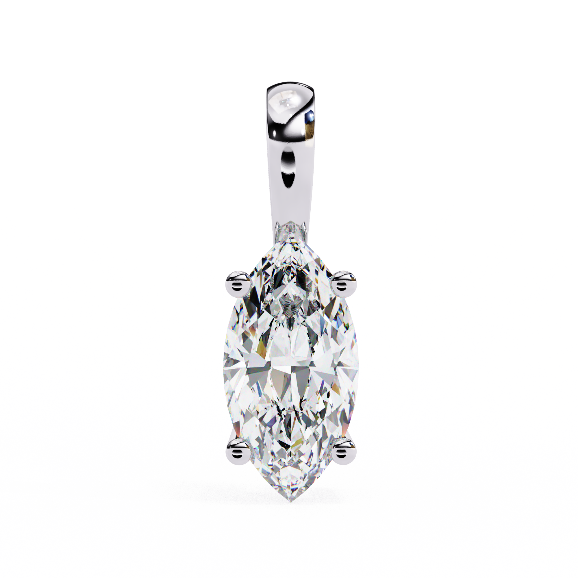 Alpha Diamond Pendant