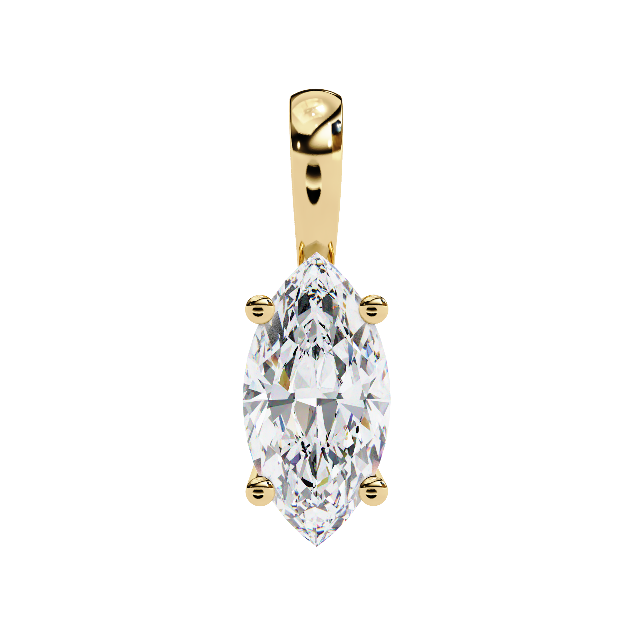 Alpha Diamond Pendant