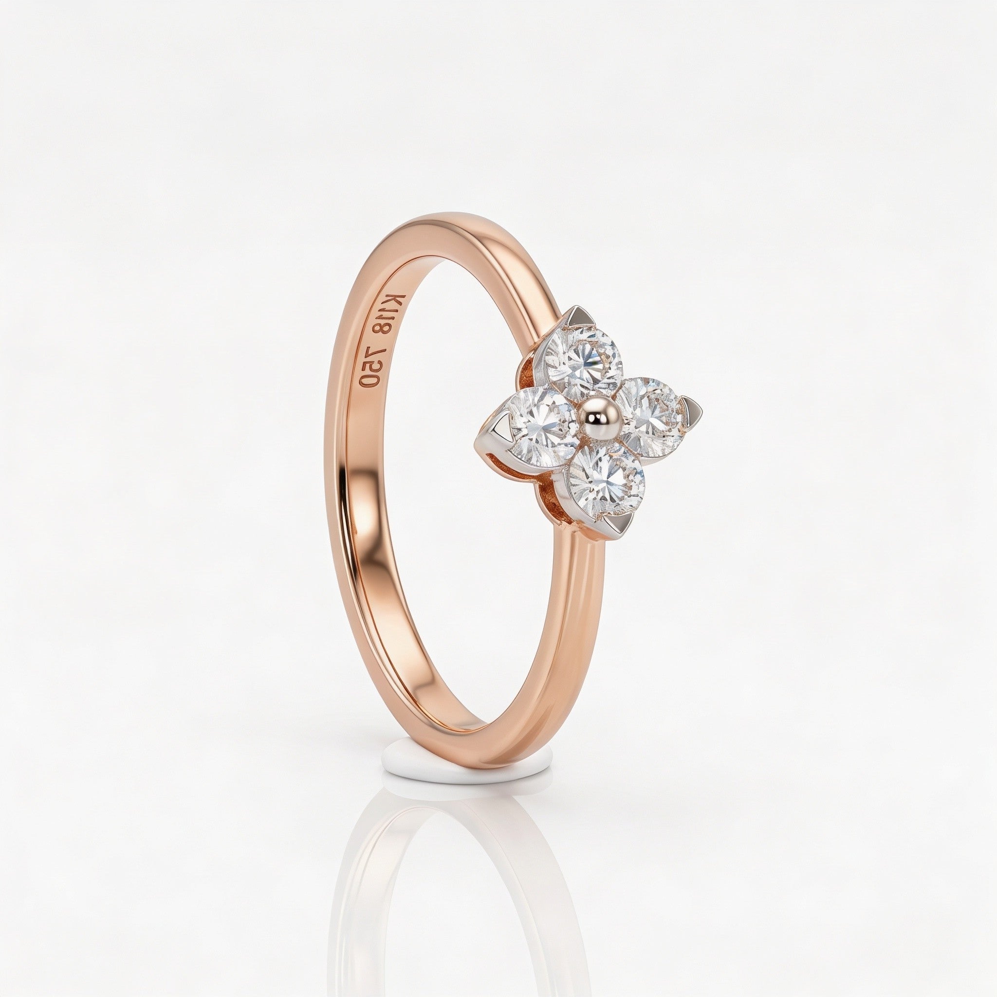 Calista Blossom Lab Grown Diamond Ring