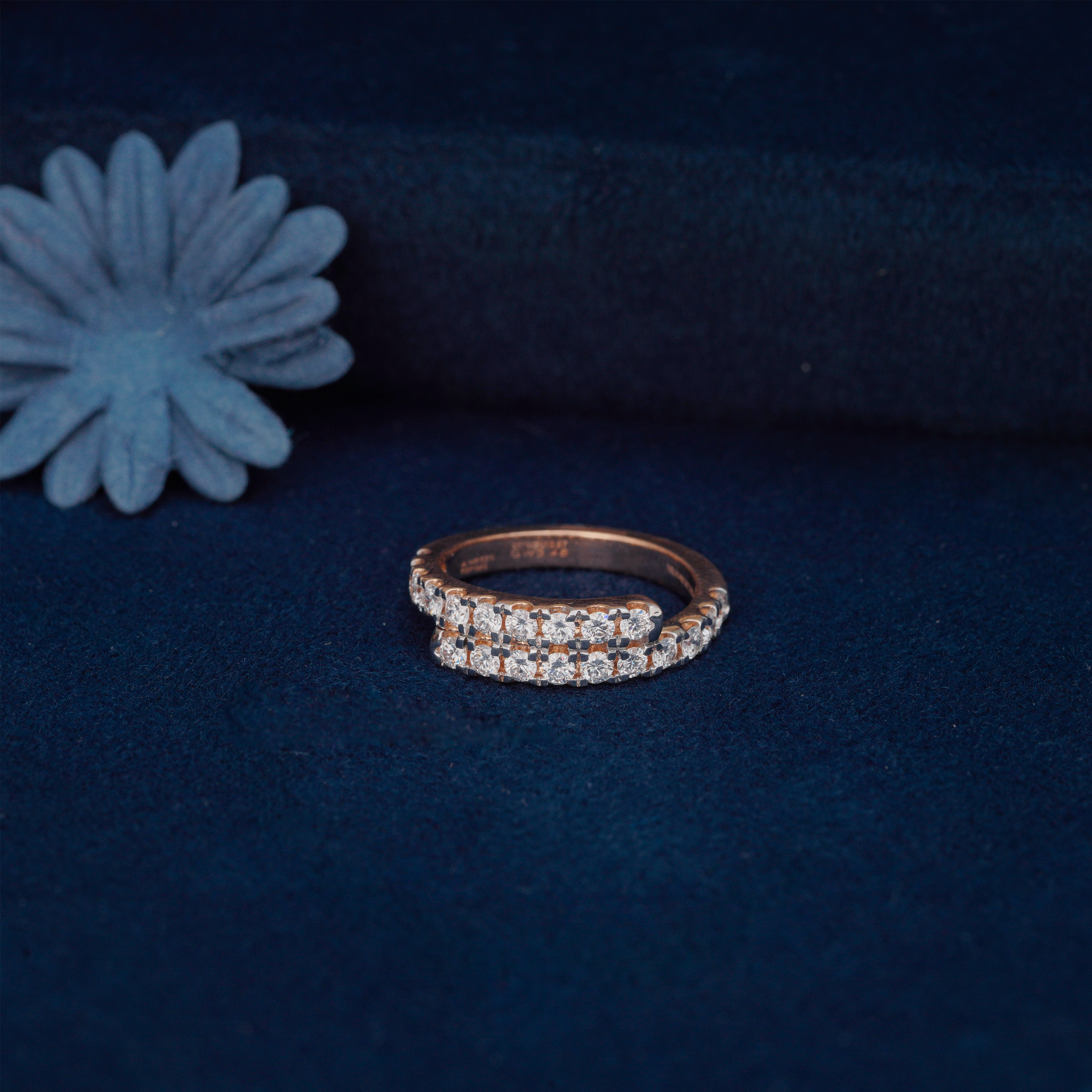 Aeterna Duo Pavé Lab Grown Diamond Band