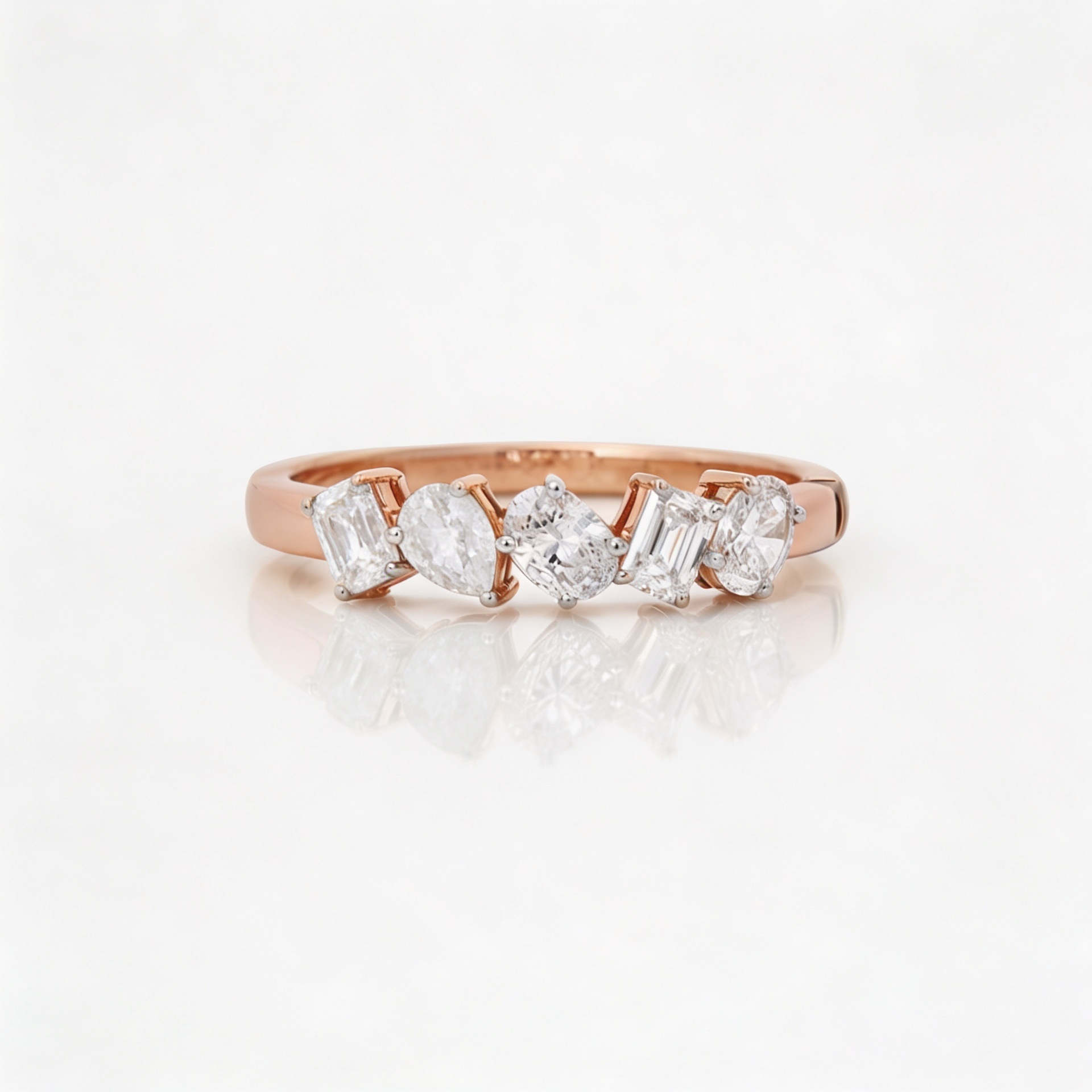 Multishape Solitaire Lab Grown Diamond Ring