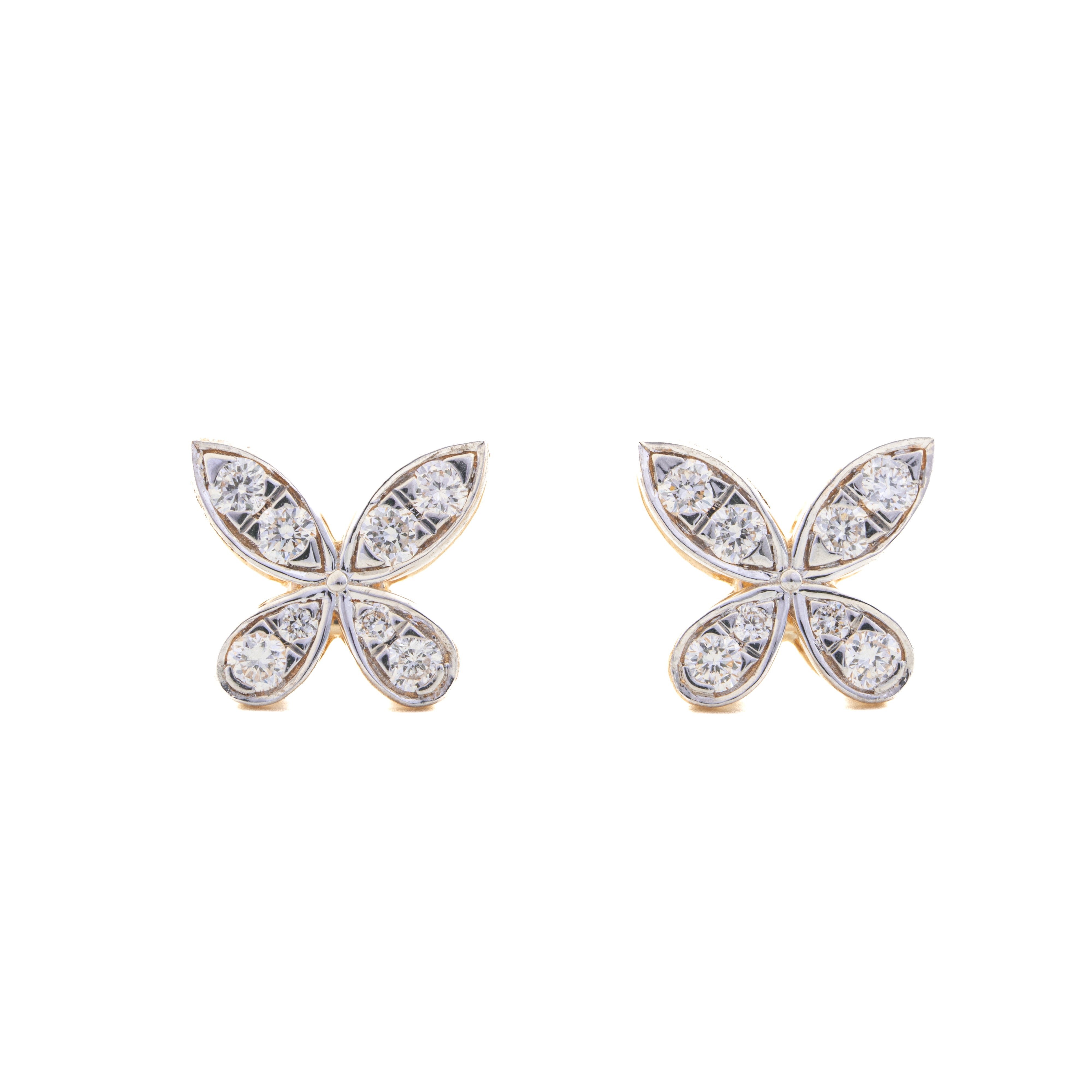 Papillon Lab Grown Diamond Stud Earrings