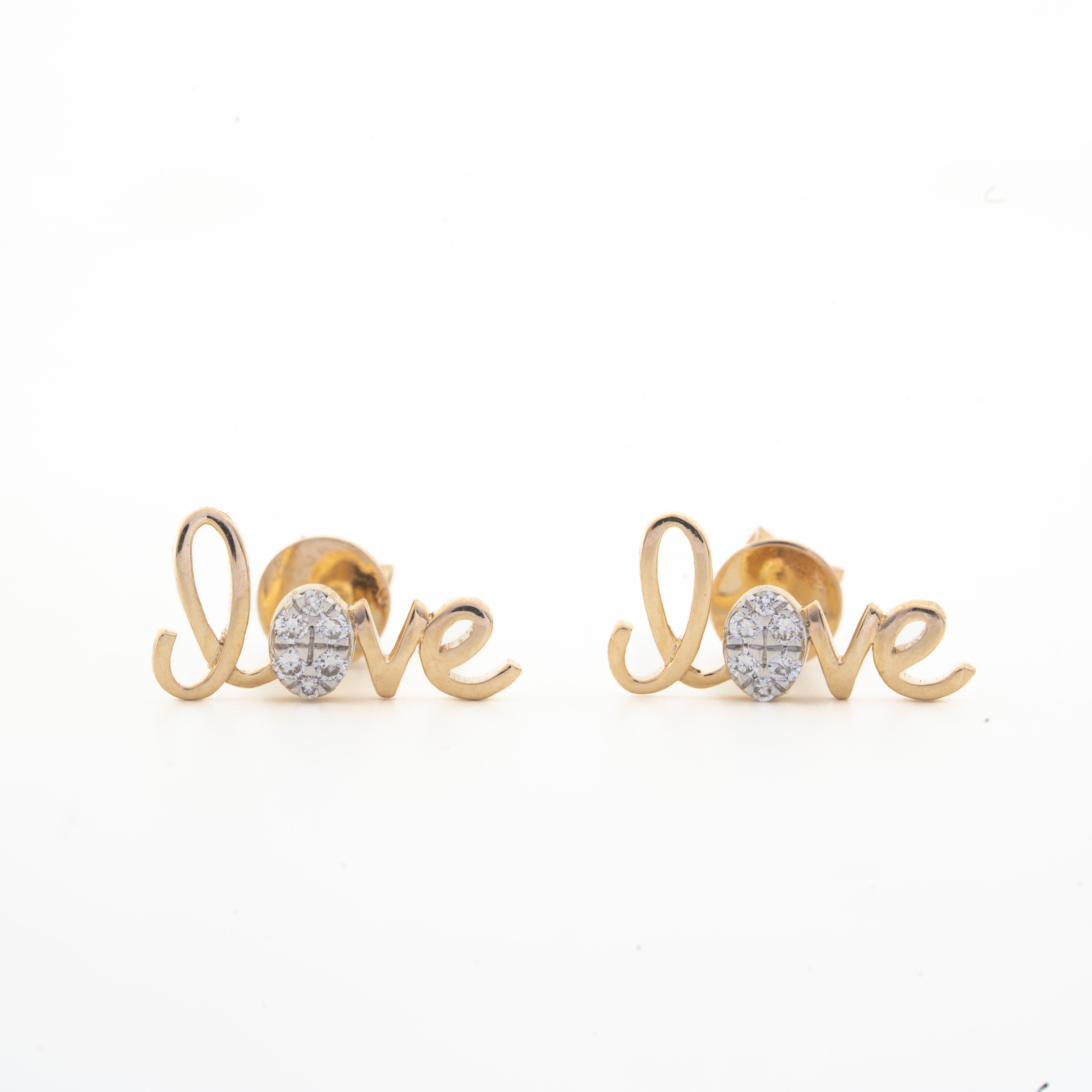 Love Diamond Stud Earrings