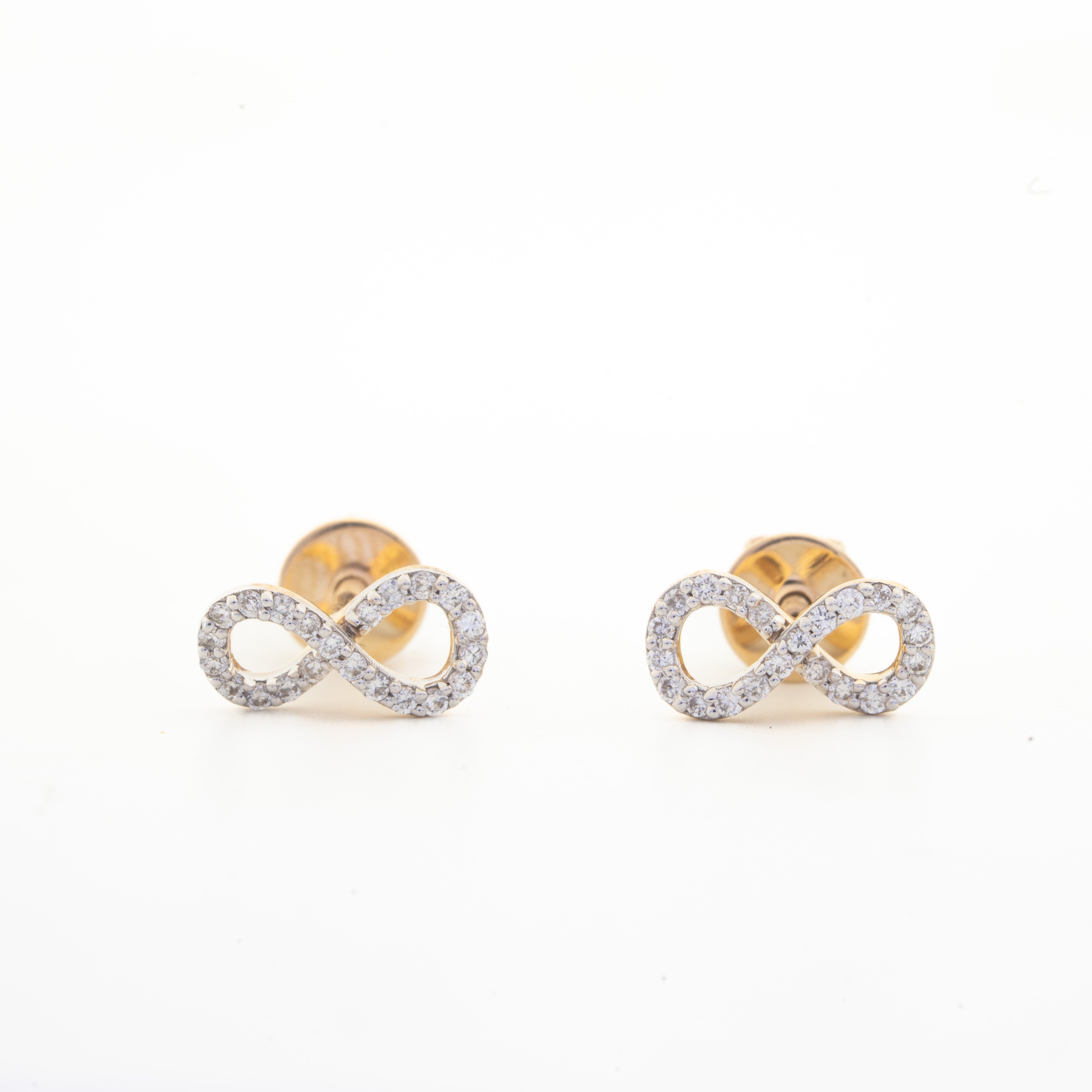 Ananta Infinity Diamond Stud Earrings
