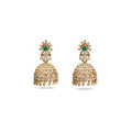 Closed Setting Peacock Jhumka Earrings