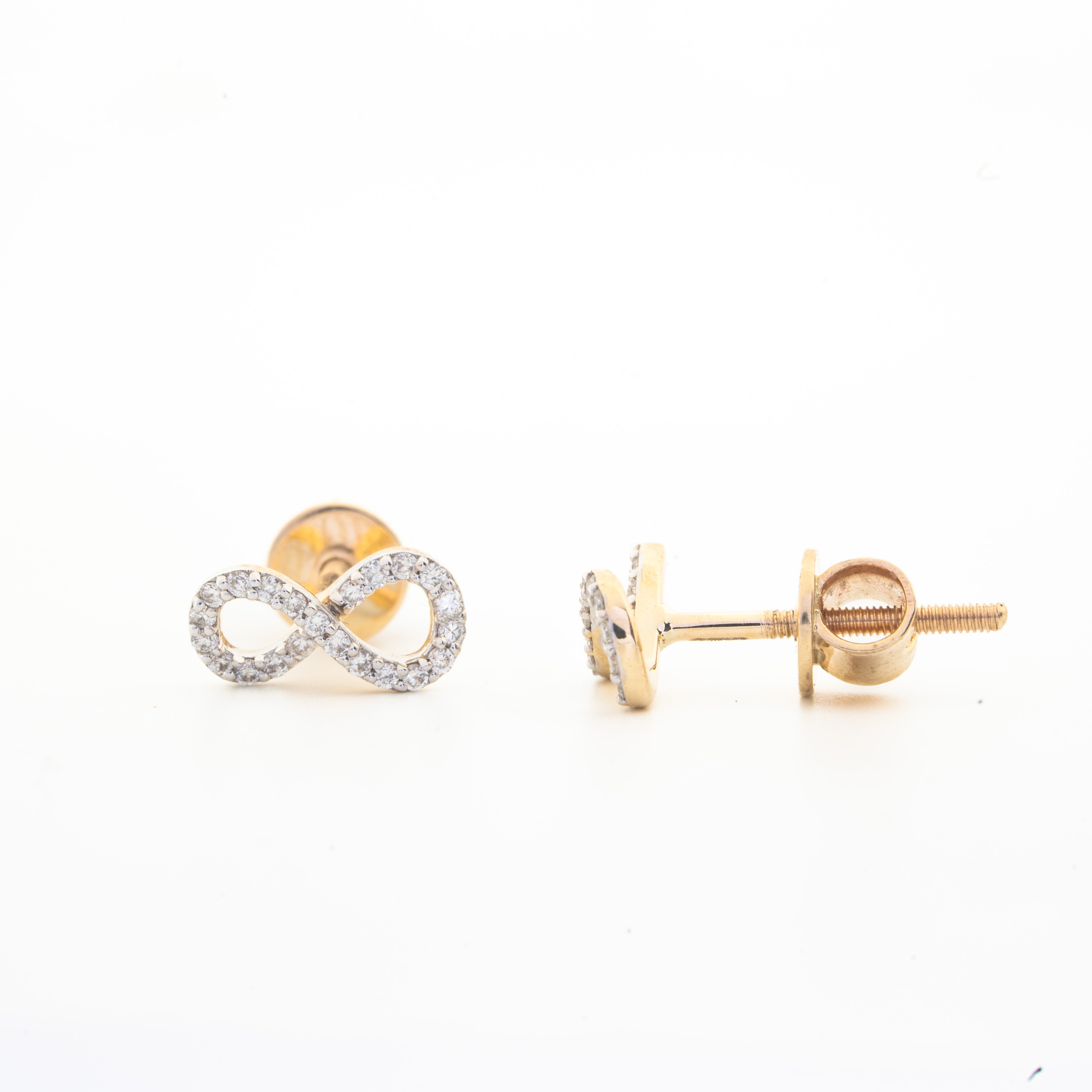 Ananta Infinity Diamond Stud Earrings