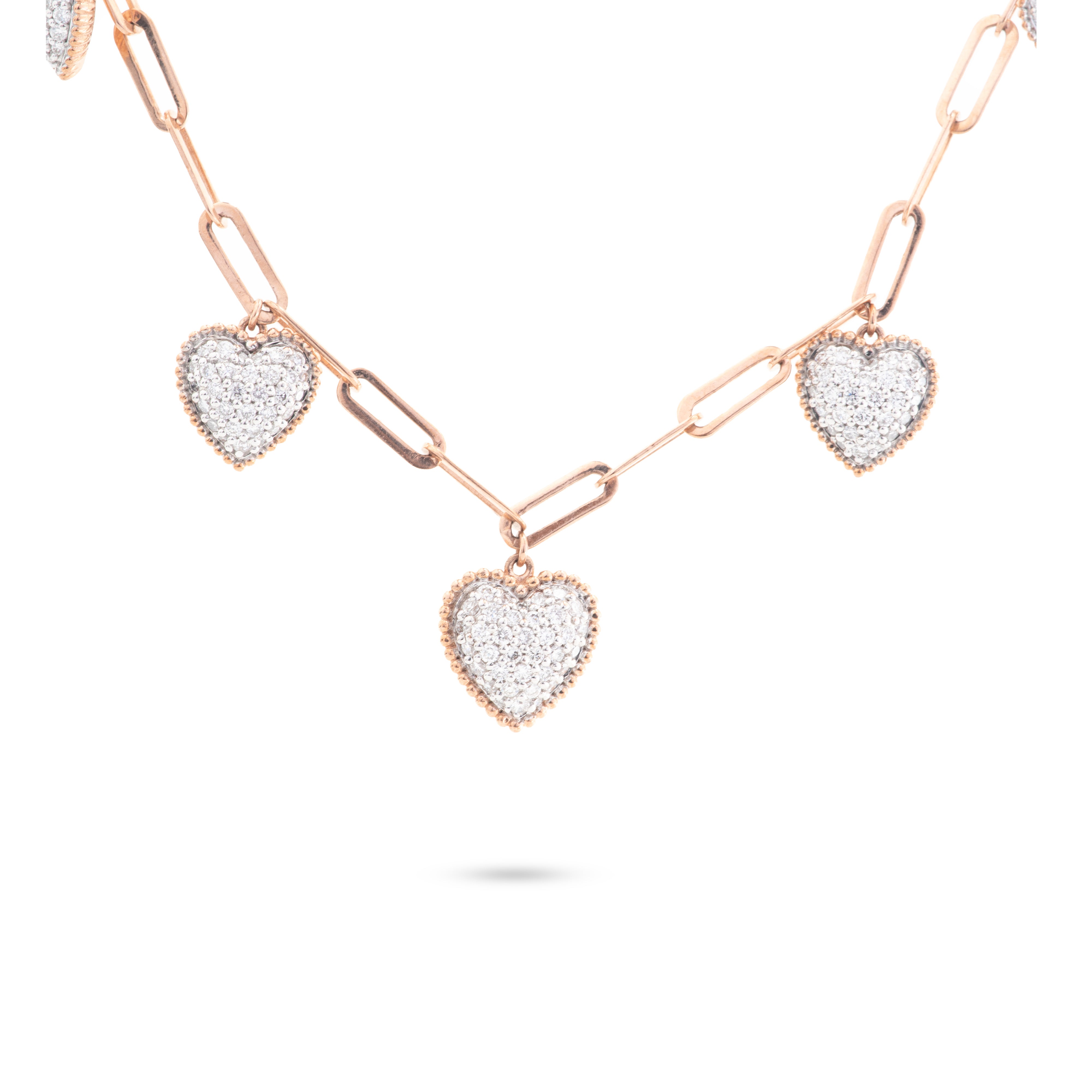 Heart Charmer Diamond Necklace