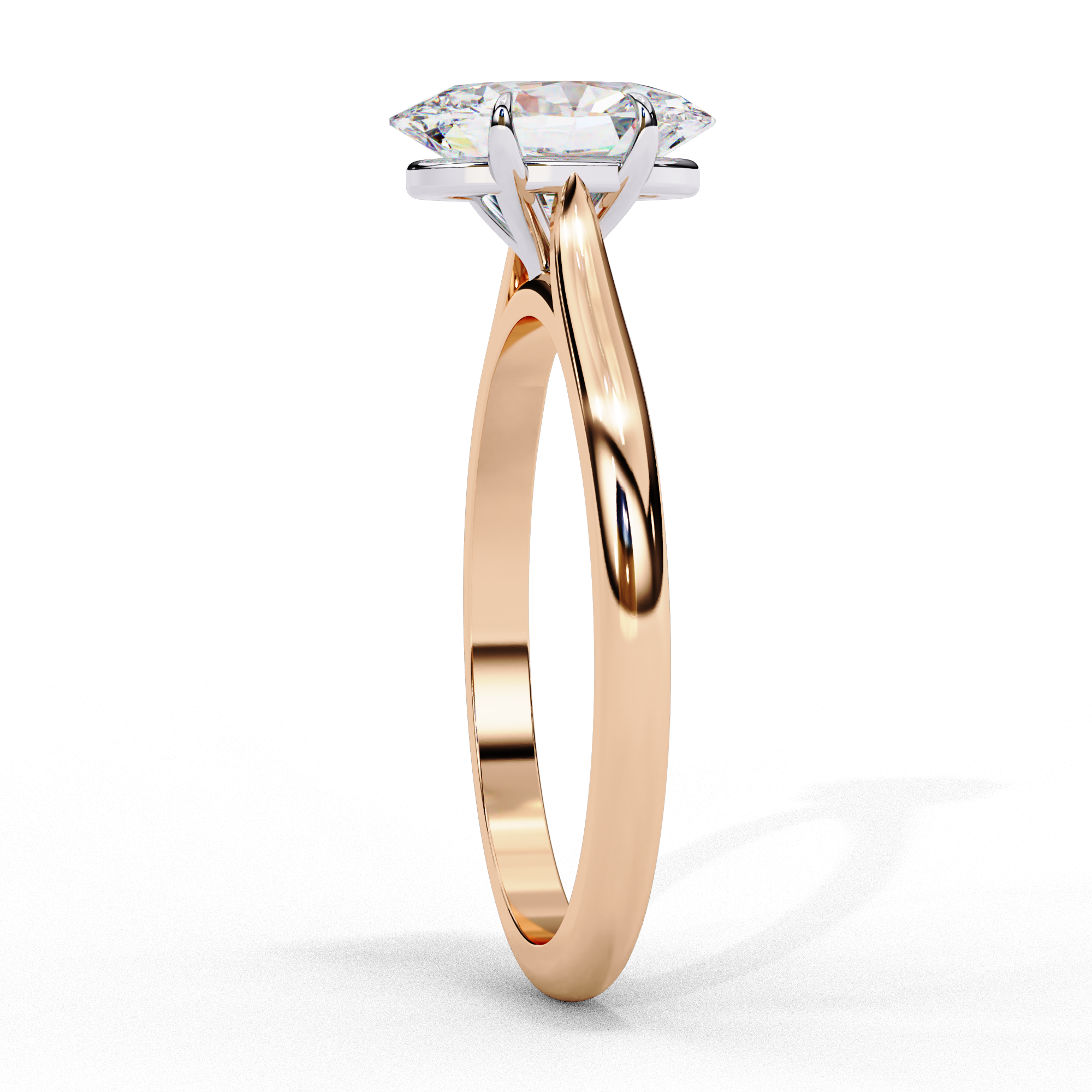 50 Cent Ovaila Diamond Ring