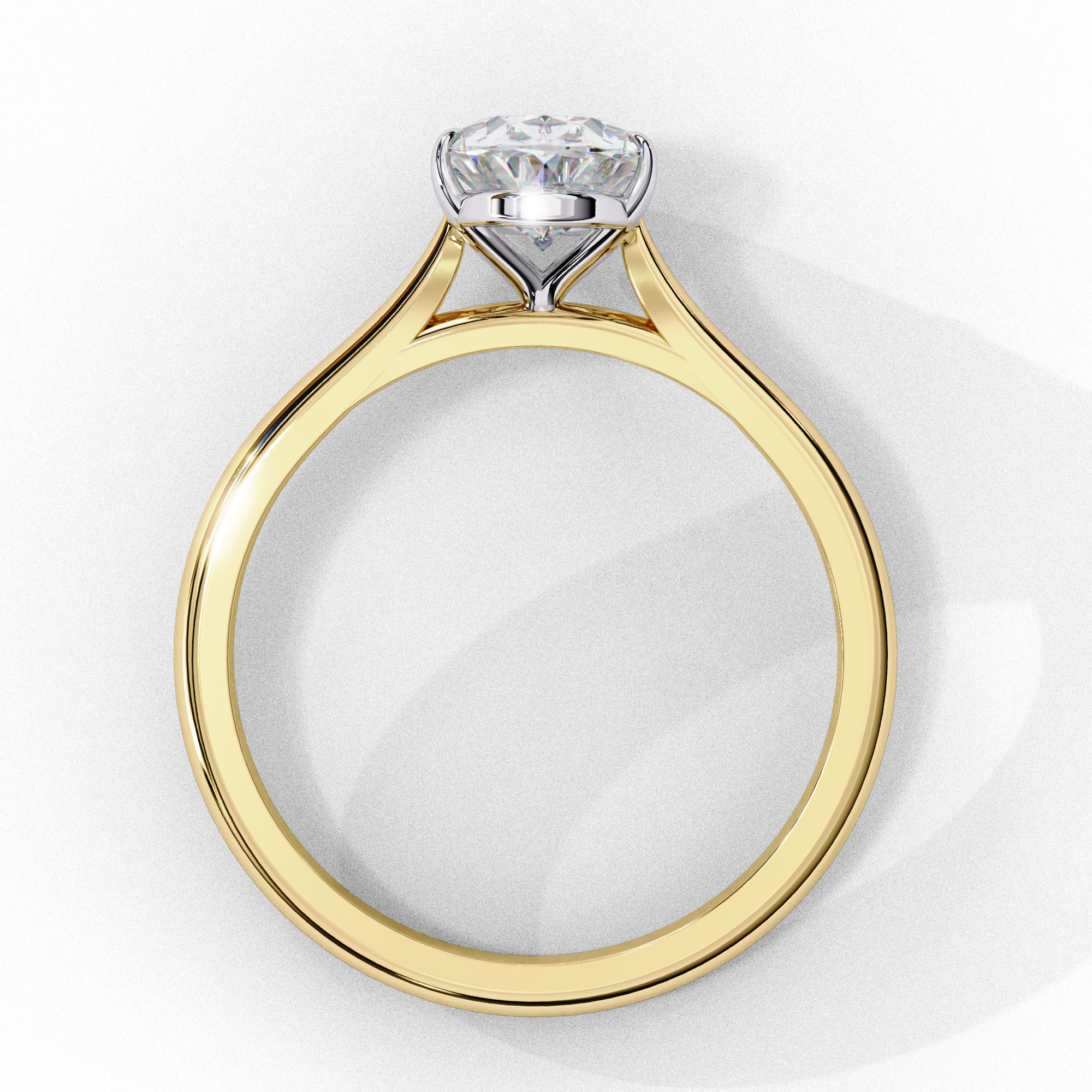 50 Cent Ovaila Diamond Ring