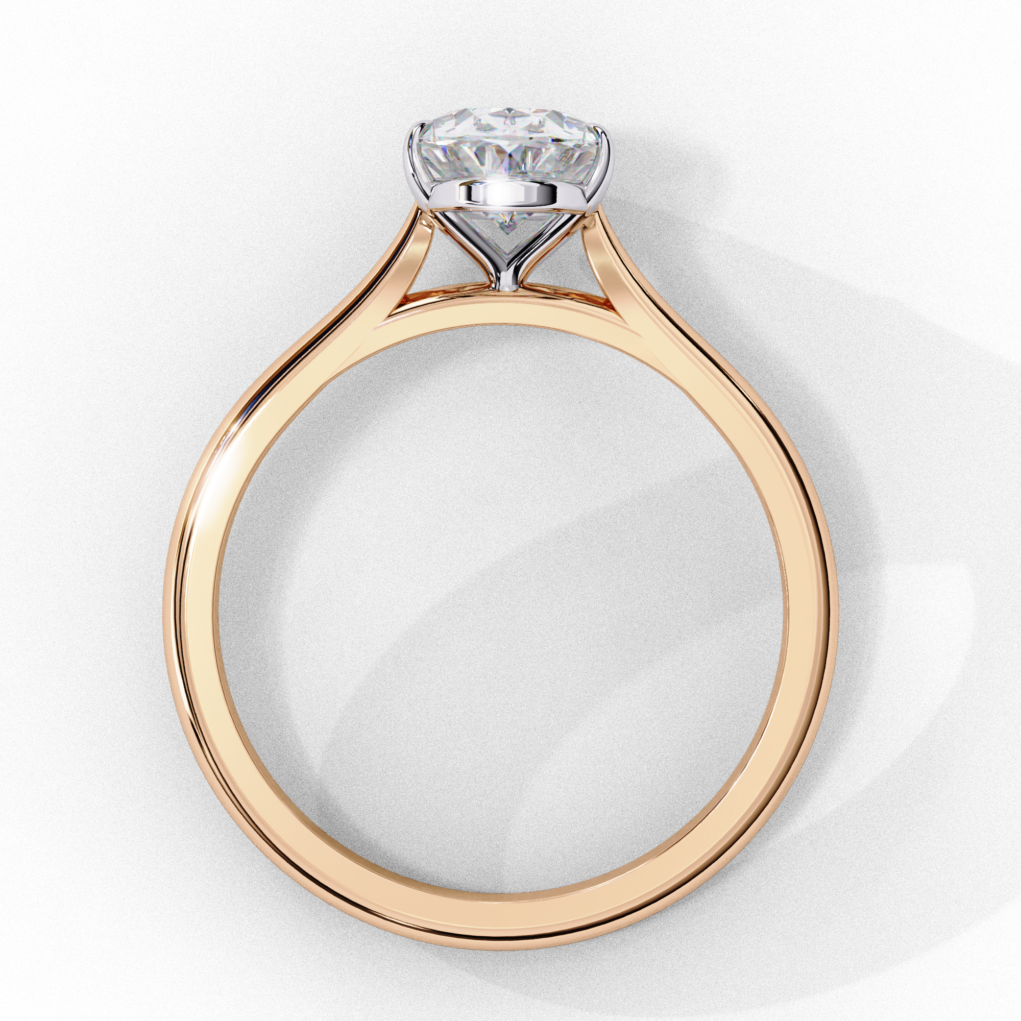 50 Cent Ovaila Diamond Ring