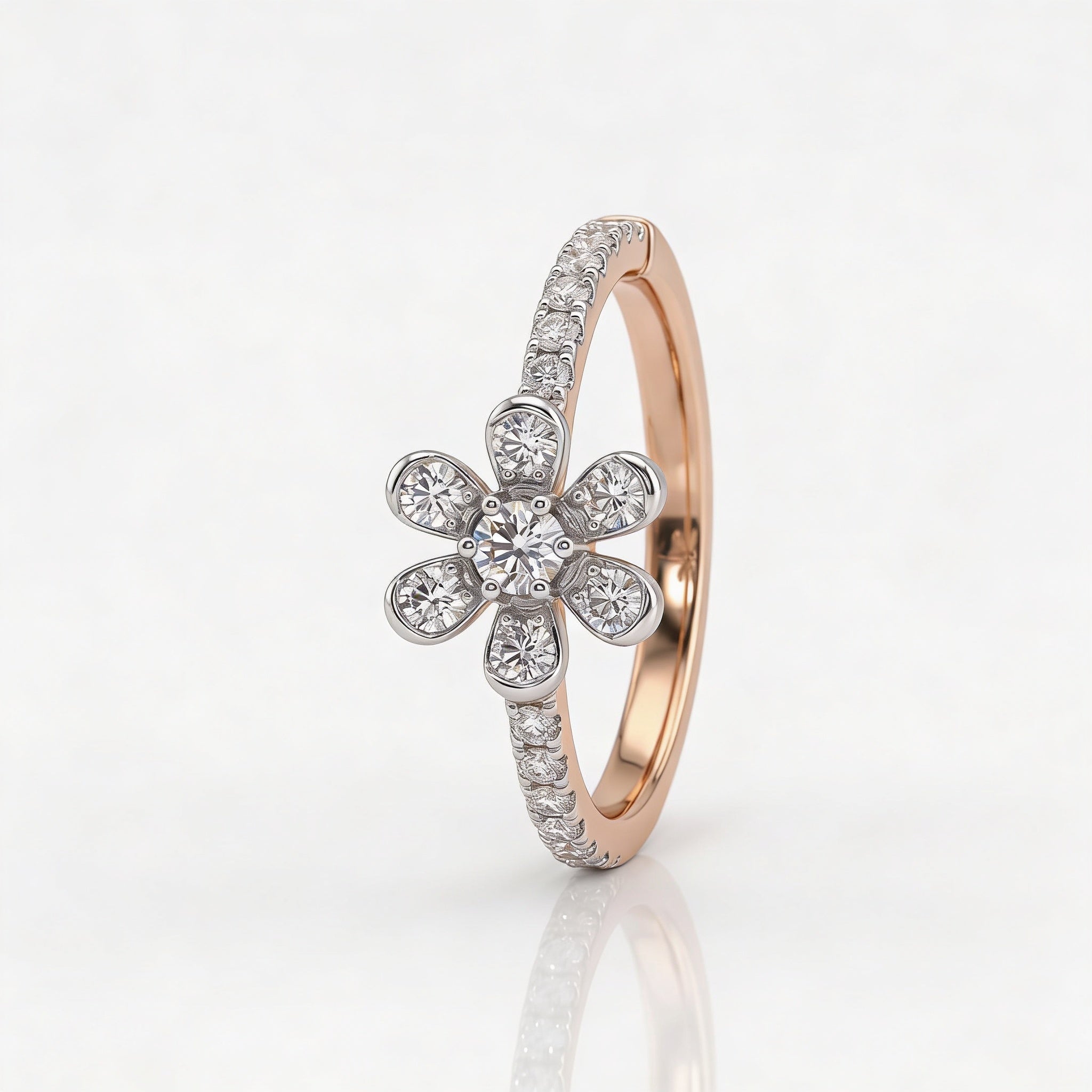 Aviana Petal Lab Grown Diamond Ring