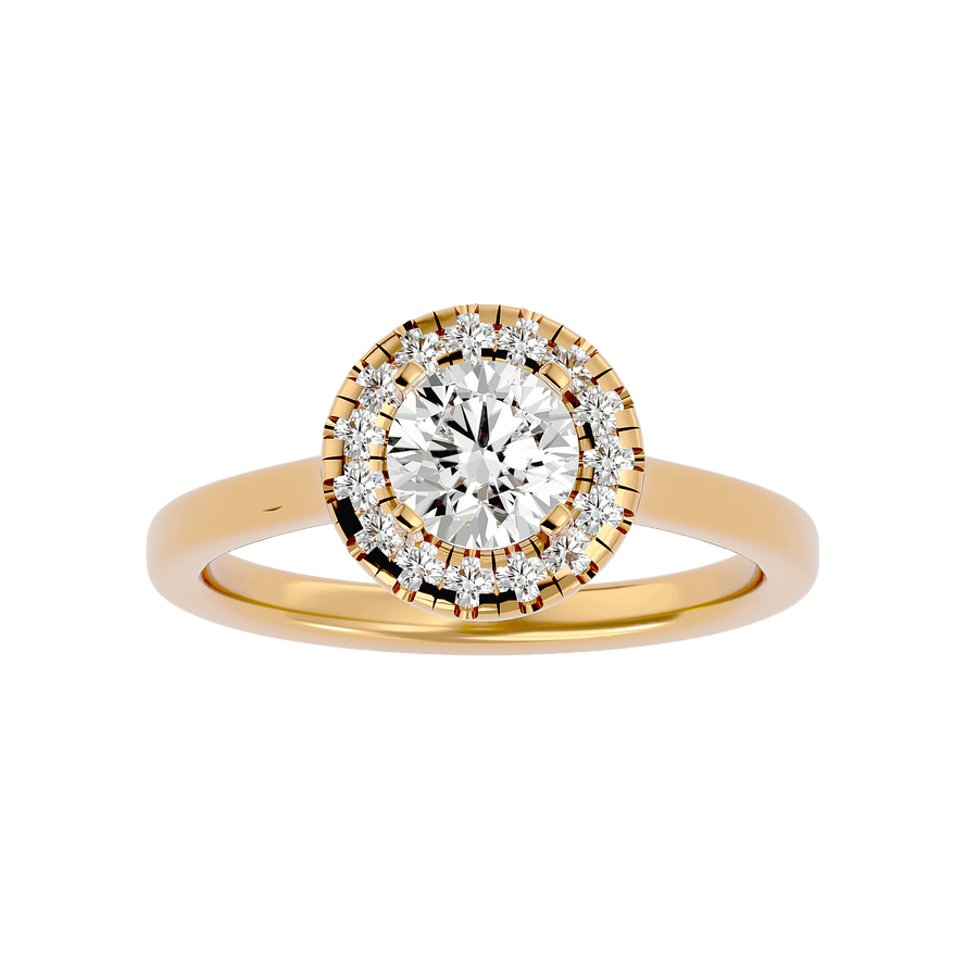 Coretta Diamond Halo Ring