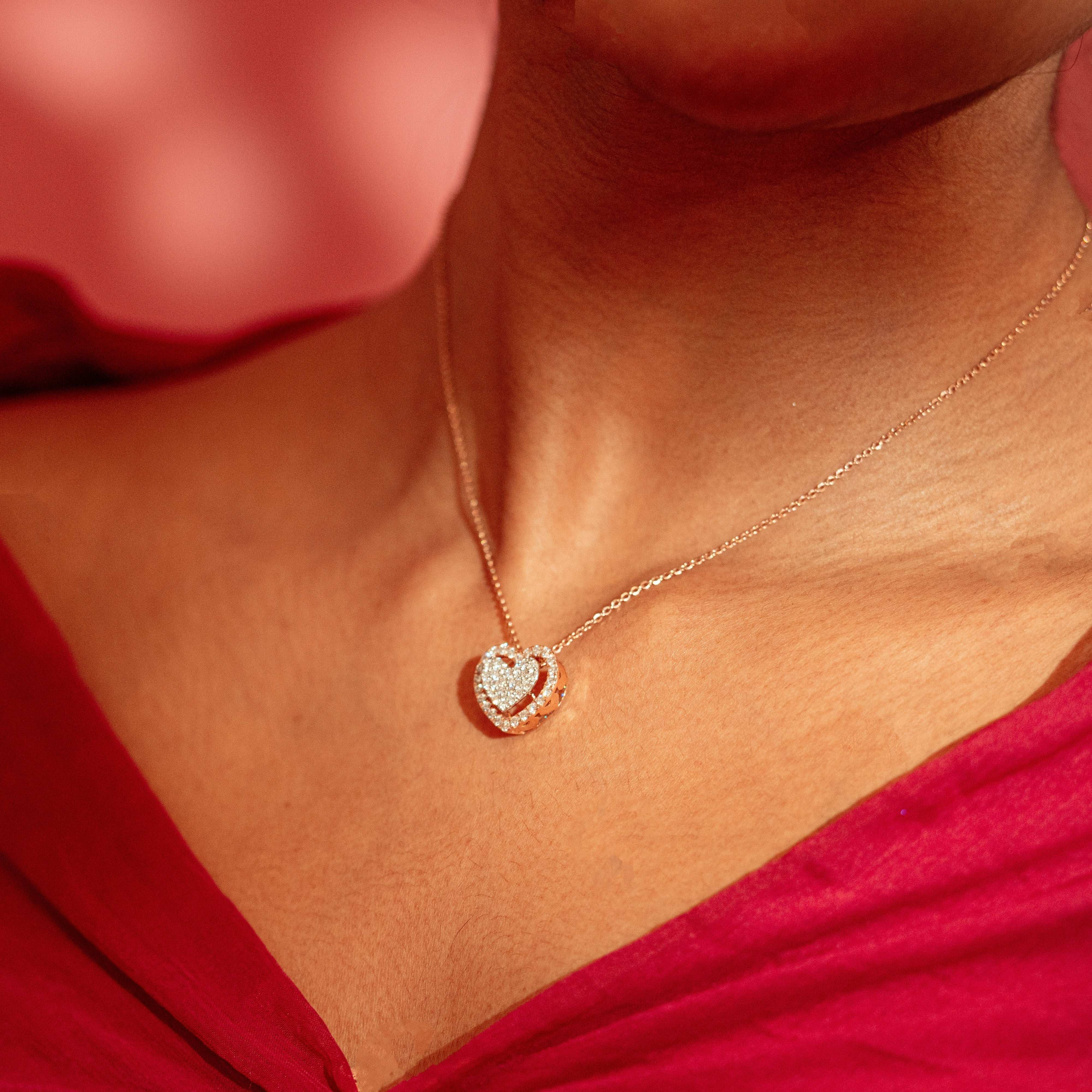 Heart Lab Diamond Pendant
