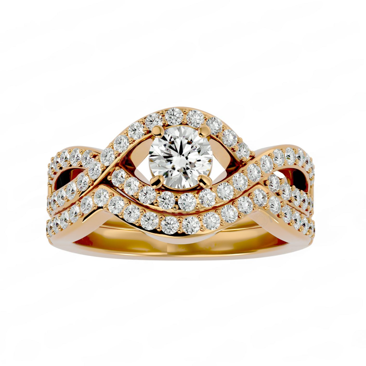 Ellison Diamond Ring with Band