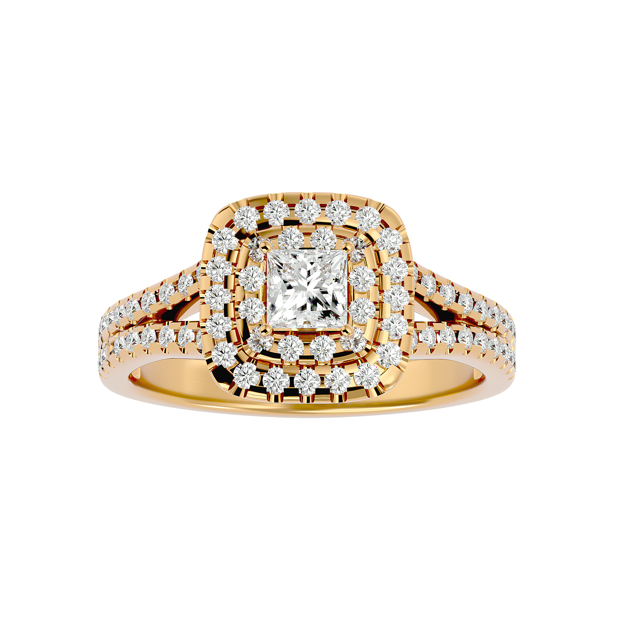 Evianna Diamond Halo Ring