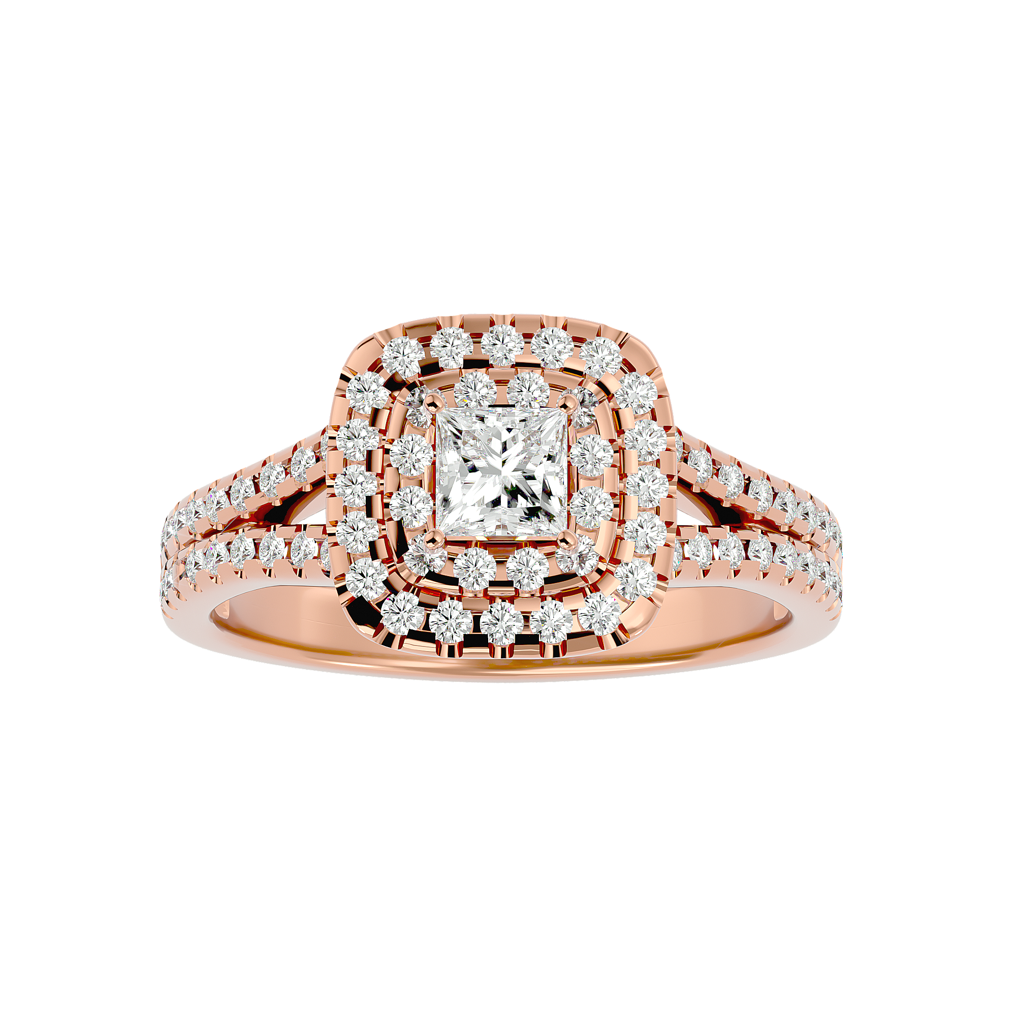 Evianna Diamond Halo Ring