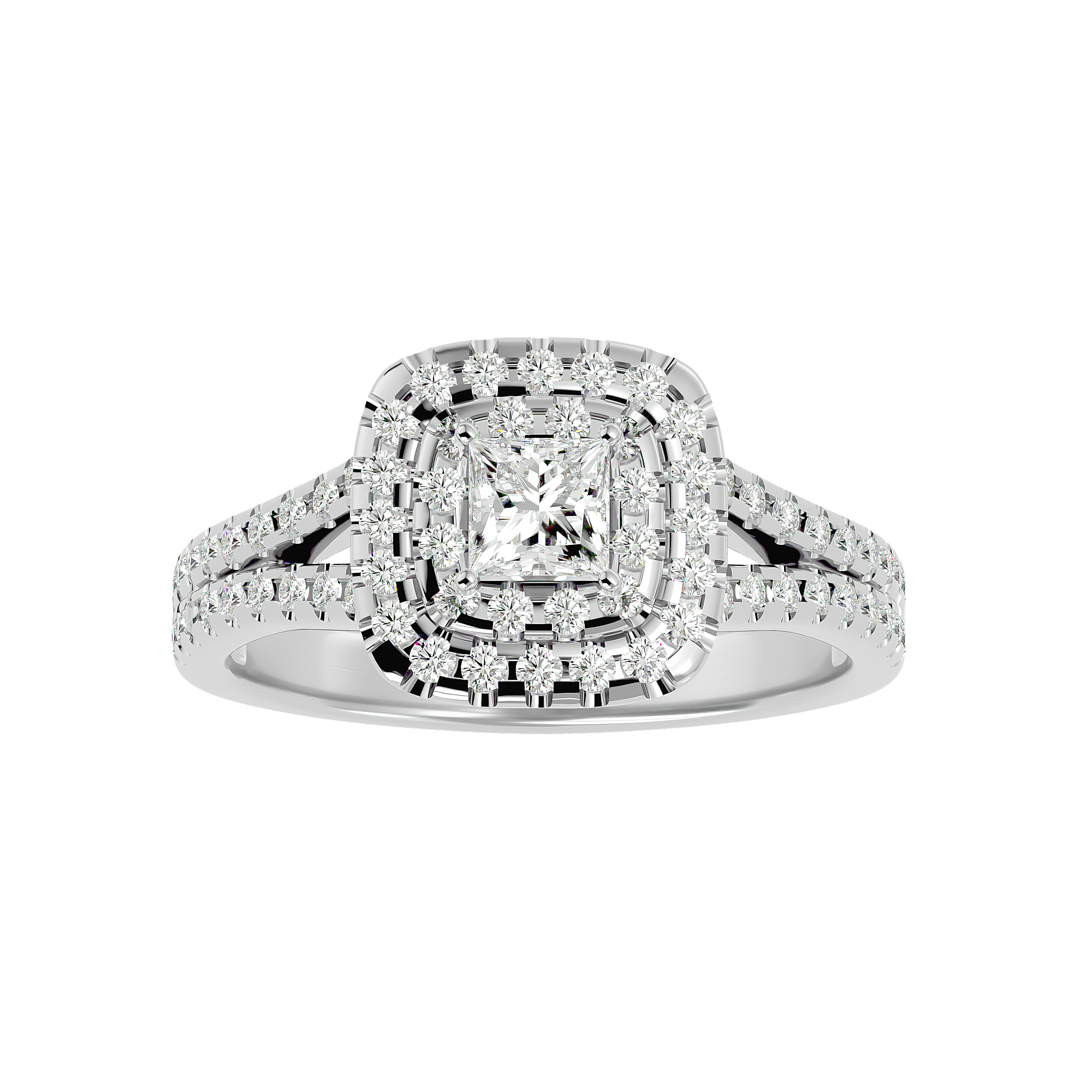 Evianna Diamond Halo Ring