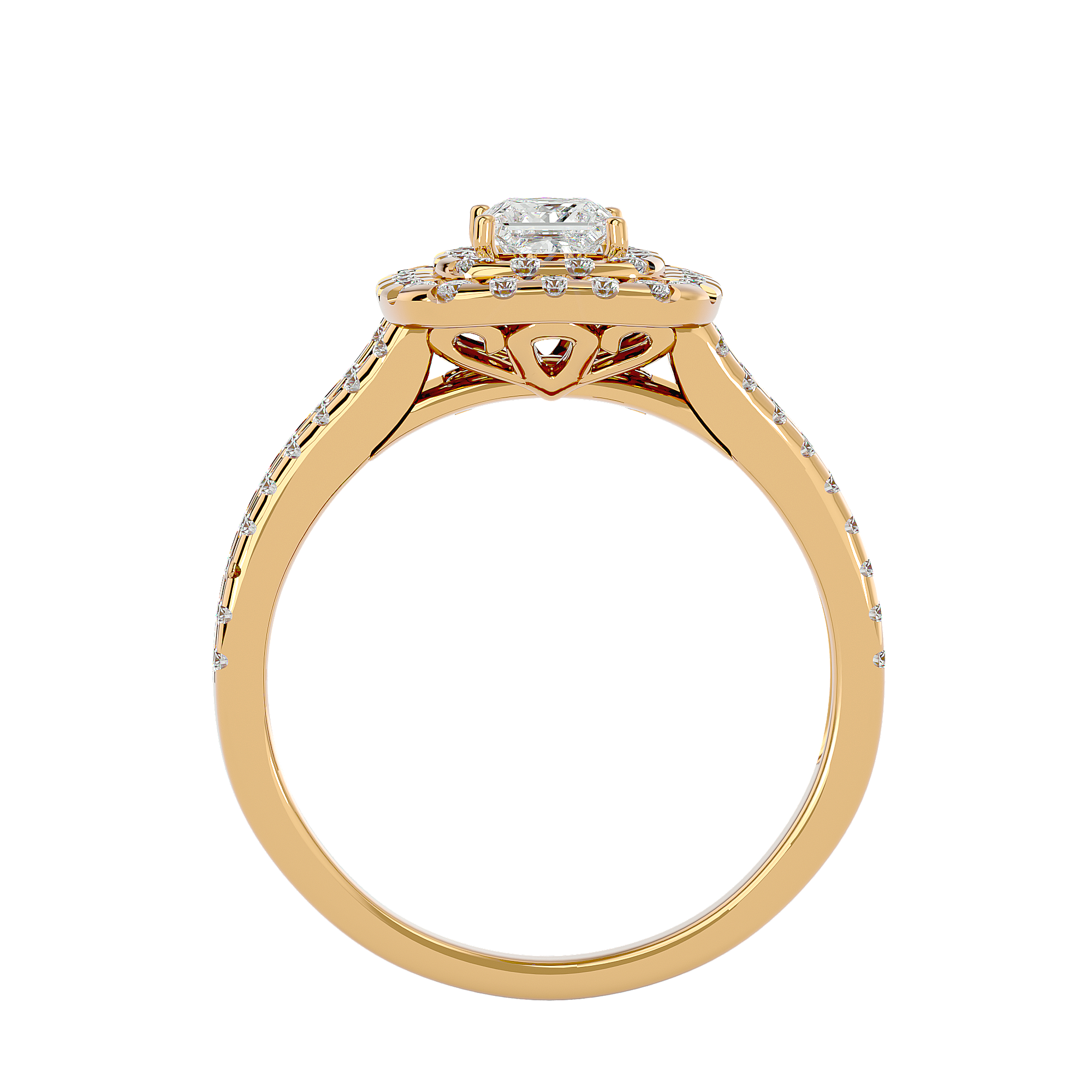 Evianna Diamond Halo Ring