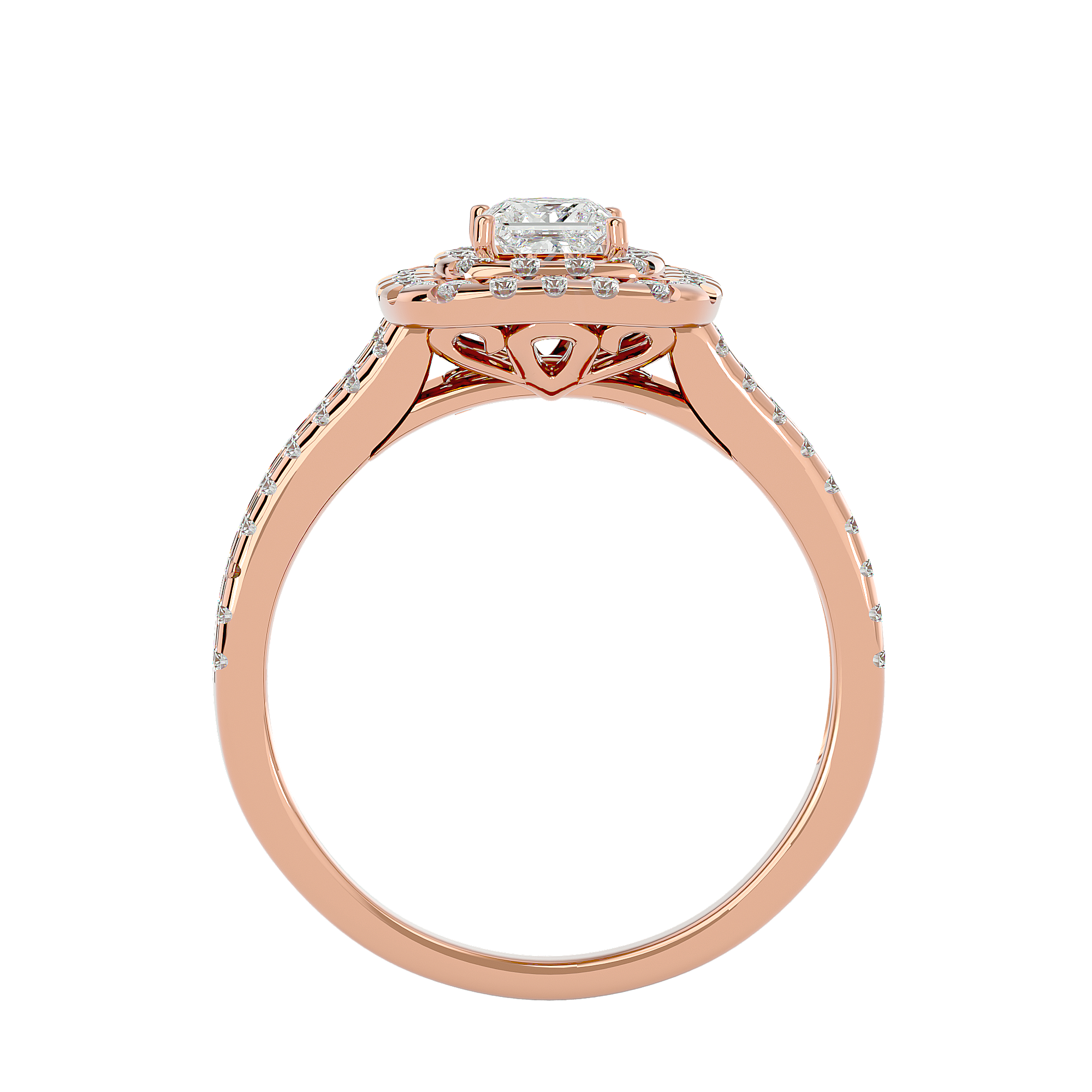 Evianna Diamond Halo Ring