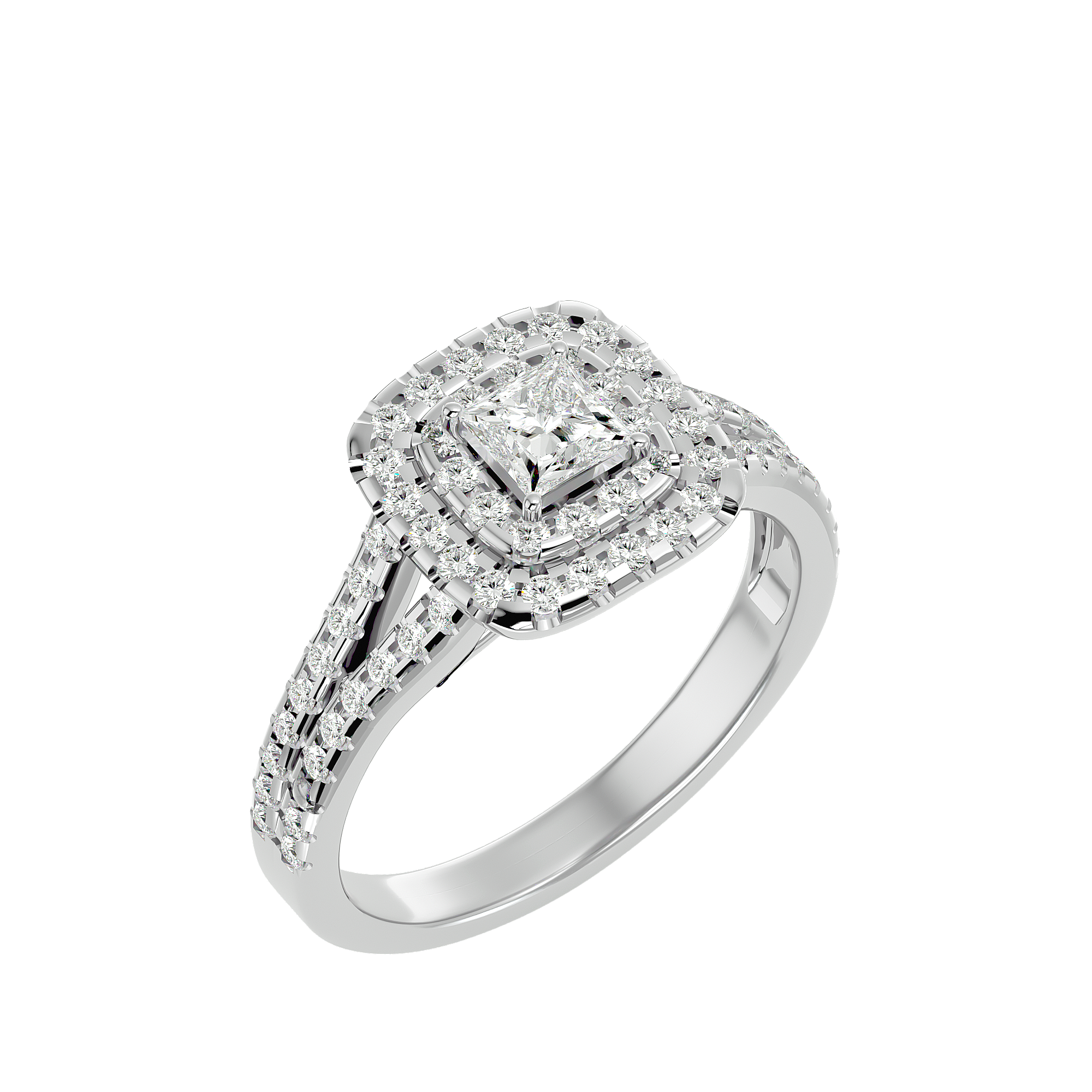 Evianna Diamond Halo Ring