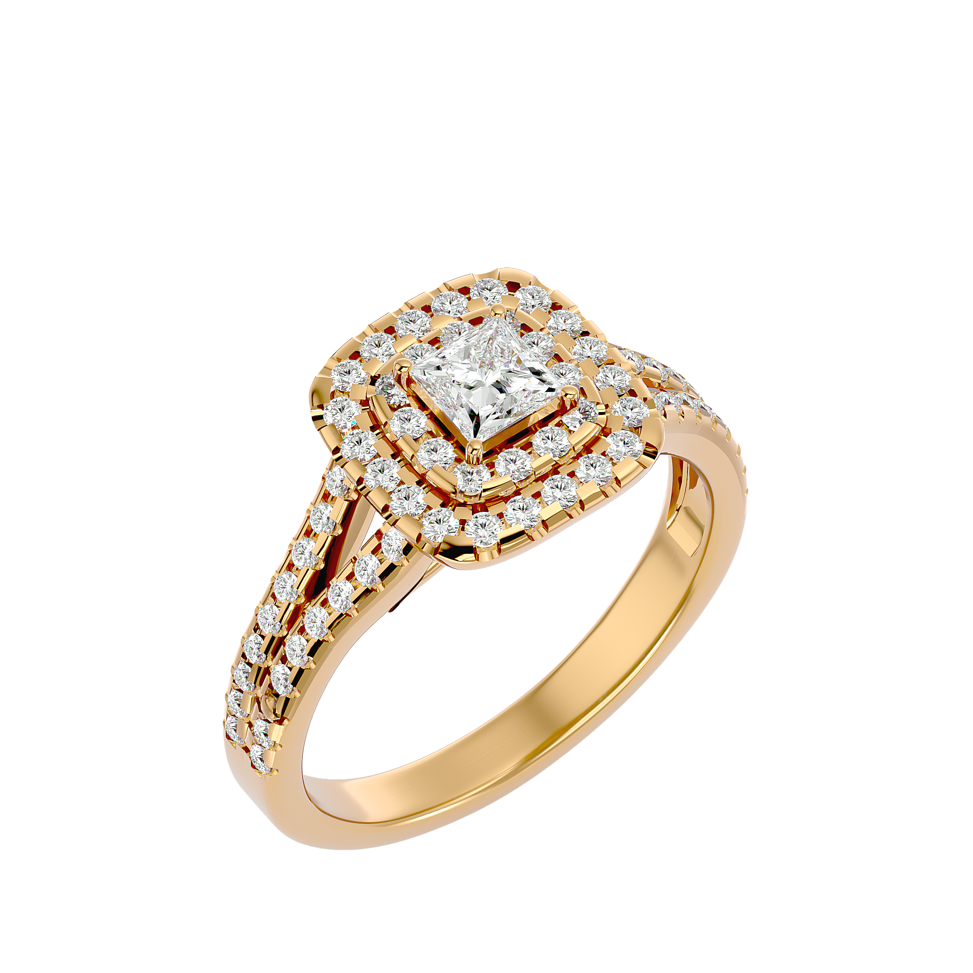 Evianna Diamond Halo Ring