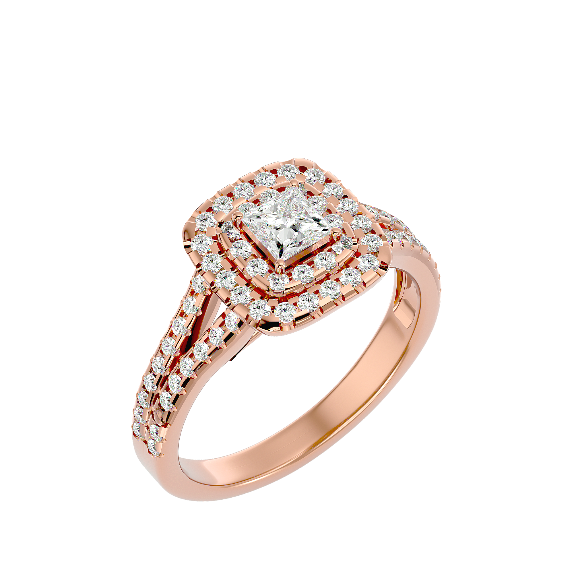 Evianna Diamond Halo Ring