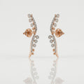Elysian Vine Lab Grown Diamond Drop Earrings