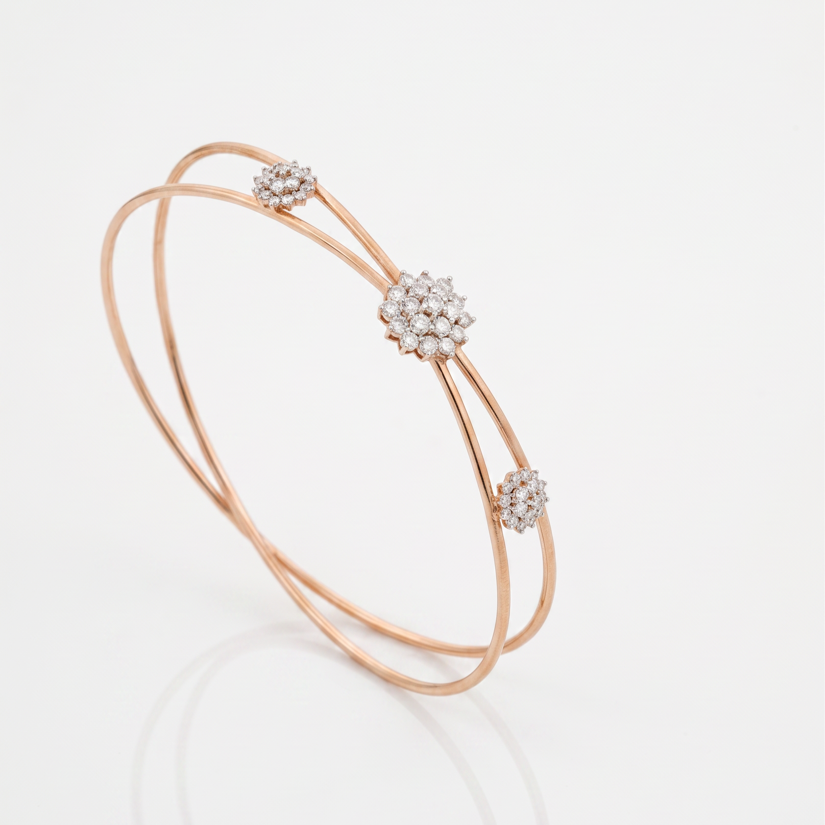 Bloom Trio Lab-Grown Diamond Bracelet
