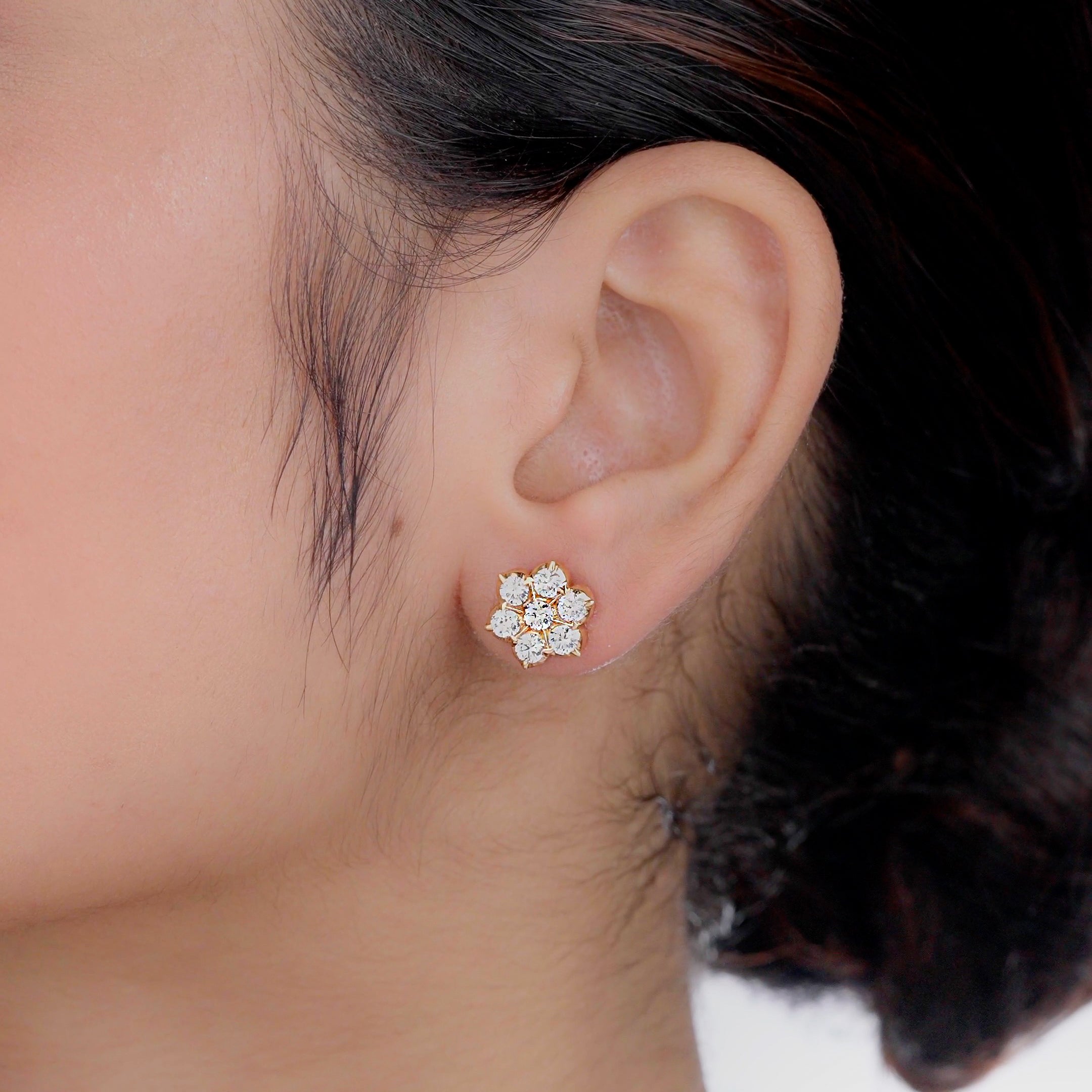 Dhanyasri Diamond Earring