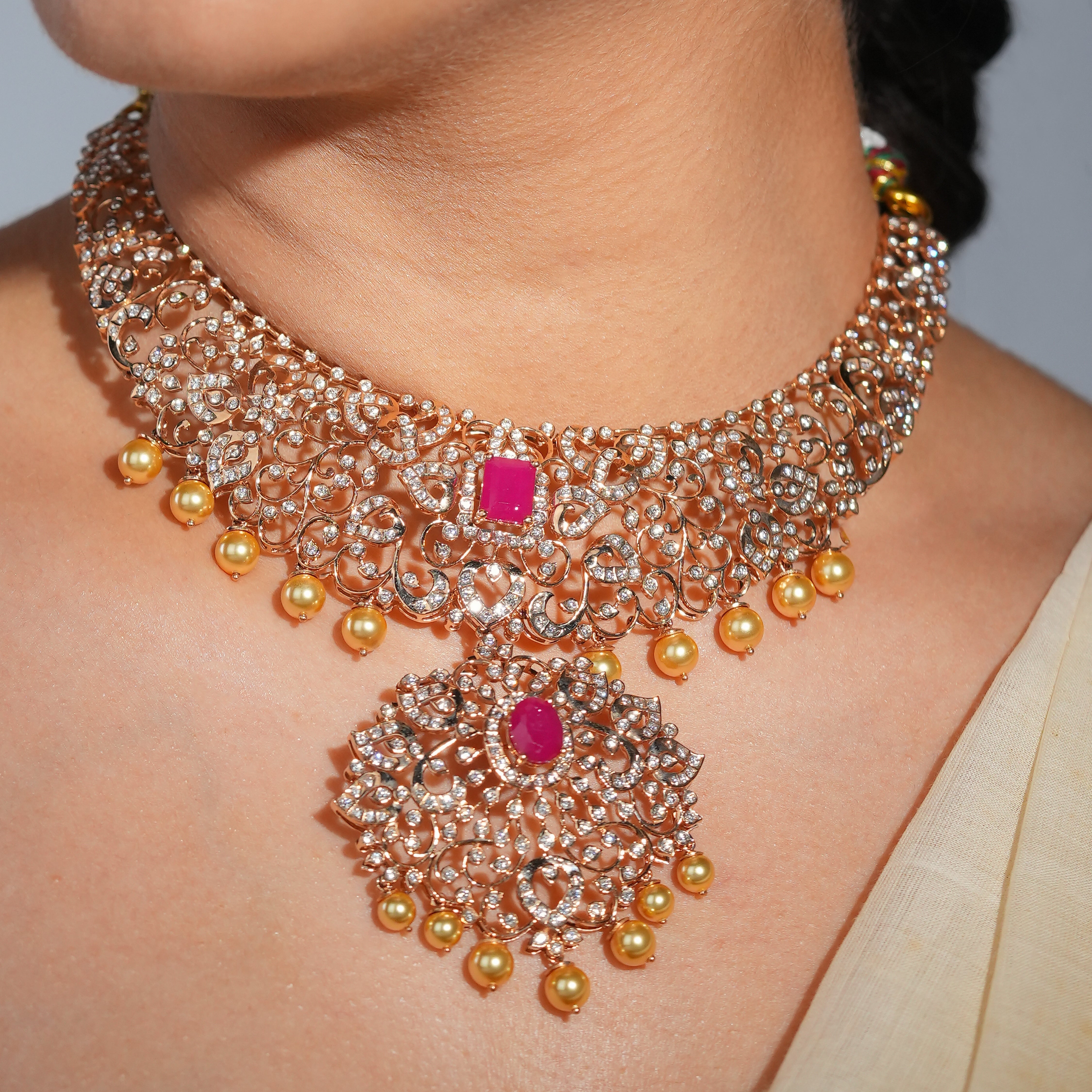 Indira Diamond Necklace