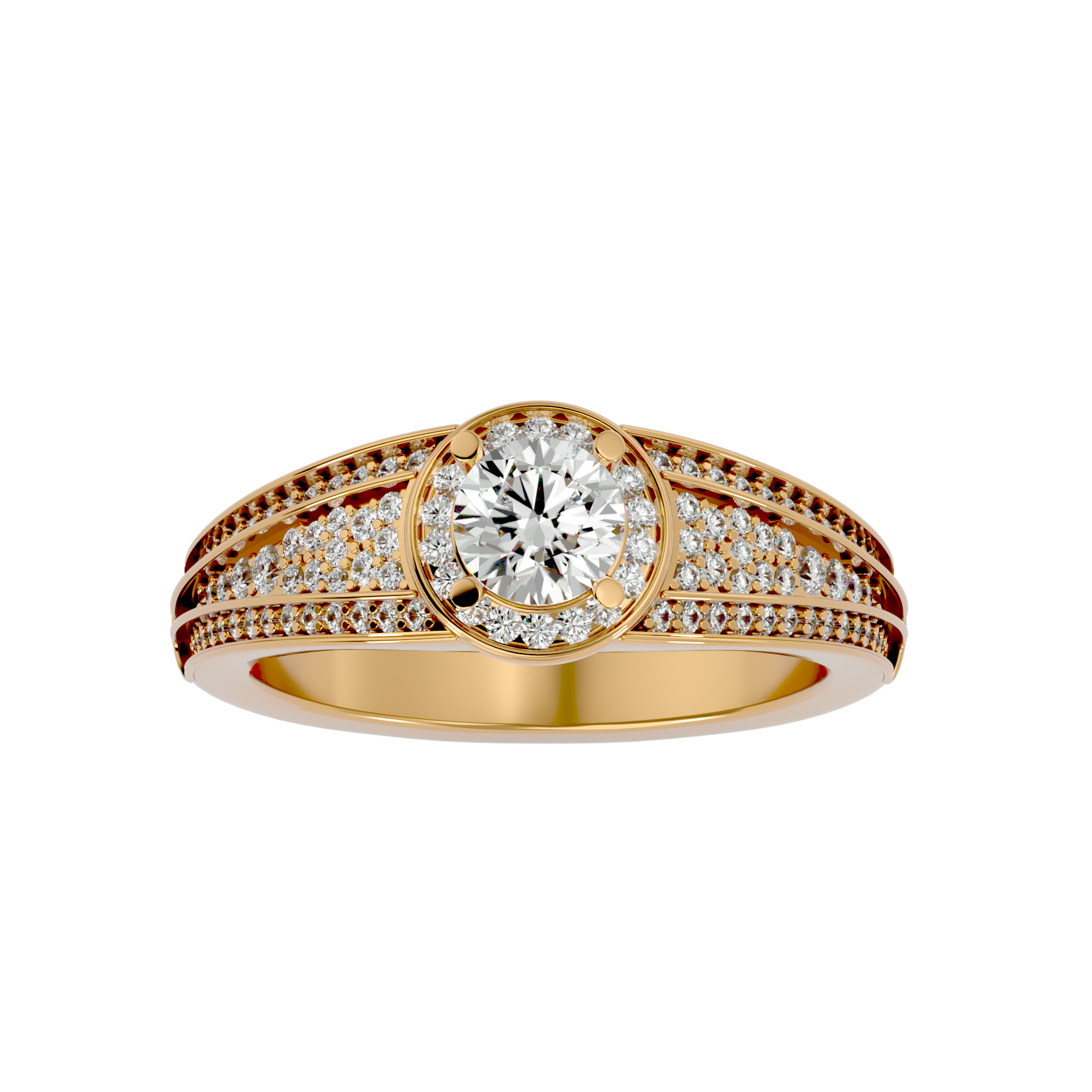 Waverly Diamond Halo Ring