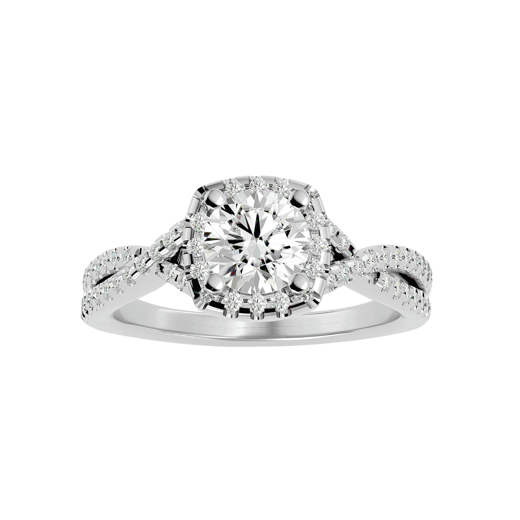 Imogen Diamond Halo Ring