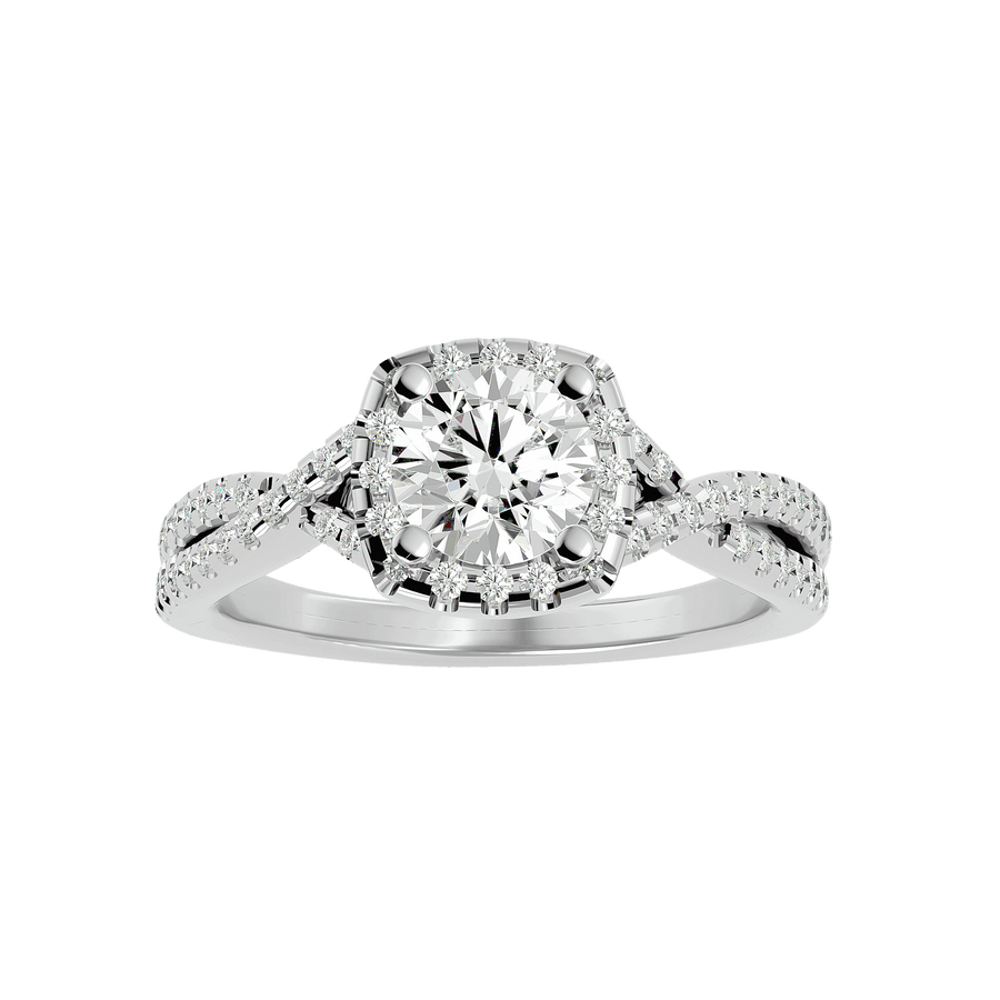 Imogen Diamond Halo Ring