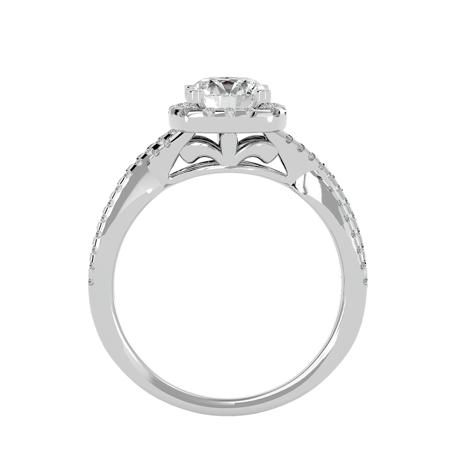 Imogen Diamond Halo Ring