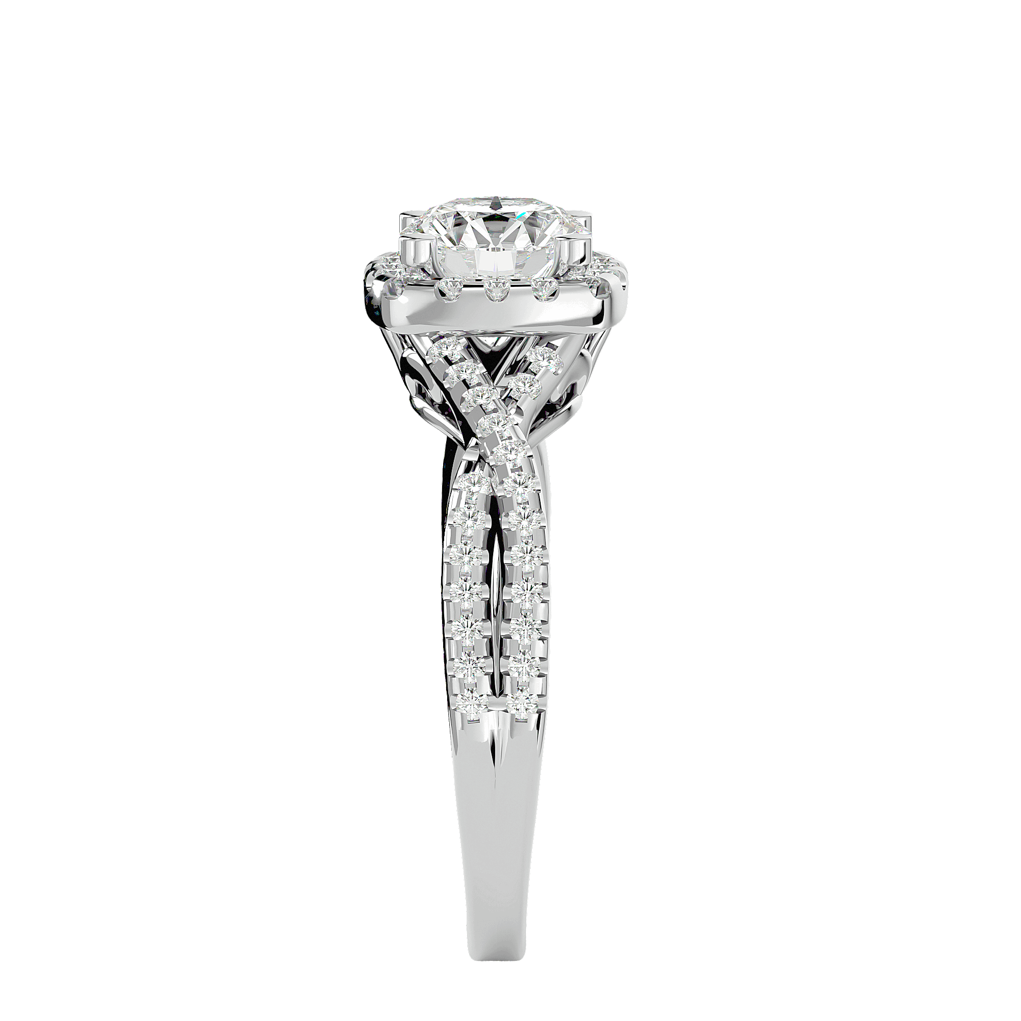 Imogen Diamond Halo Ring