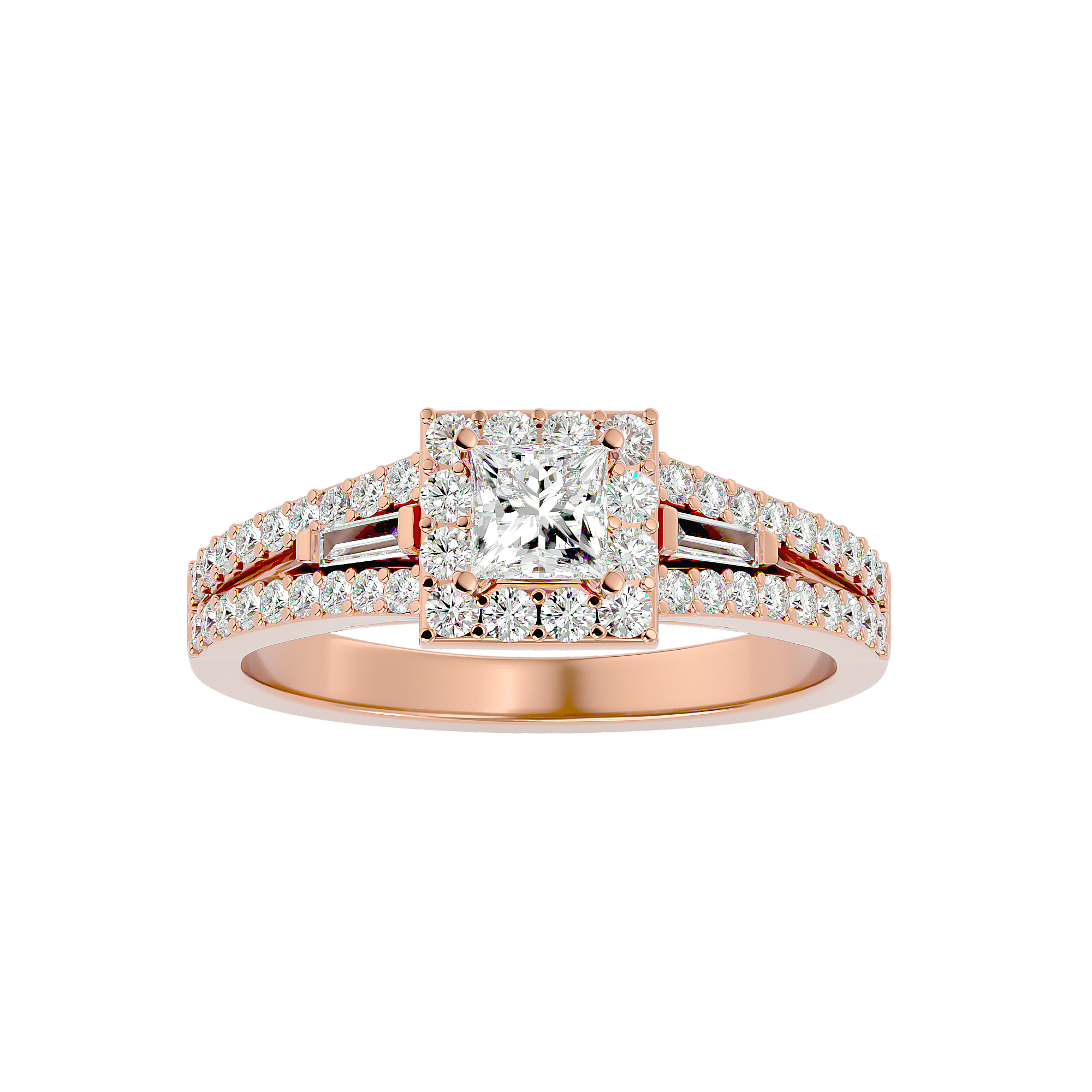 Isabella Diamond Halo Ring