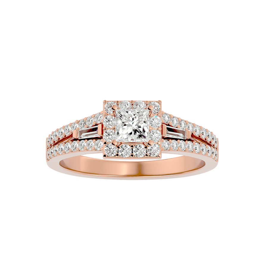 Isabella Diamond Halo Ring