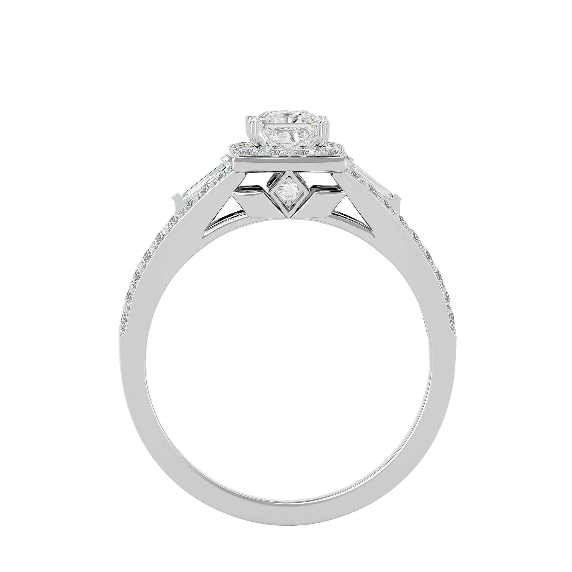 Isabella Diamond Halo Ring