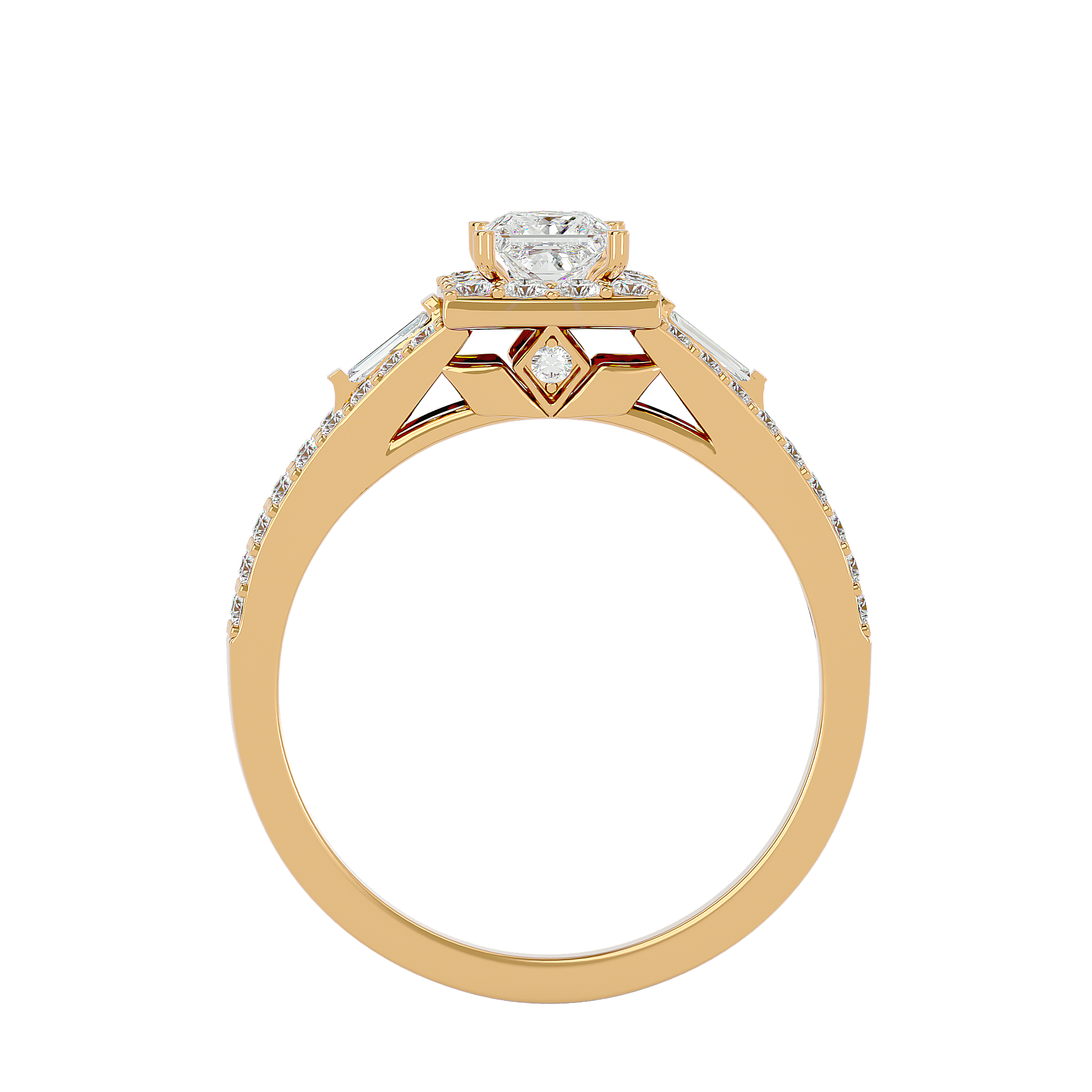 Isabella Diamond Halo Ring