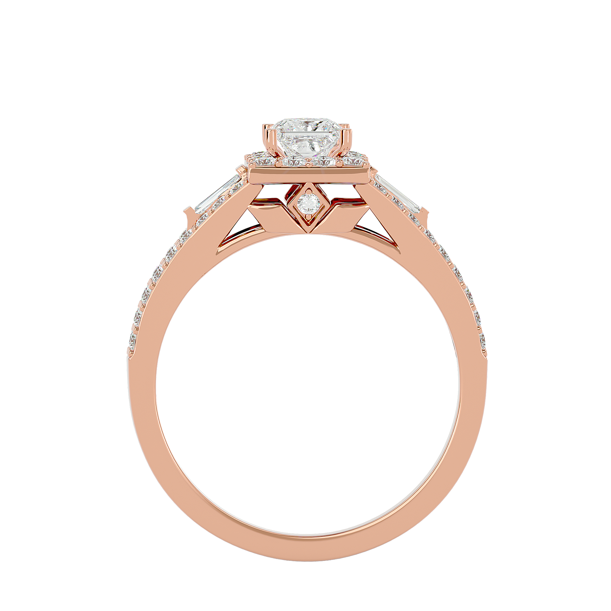 Isabella Diamond Halo Ring