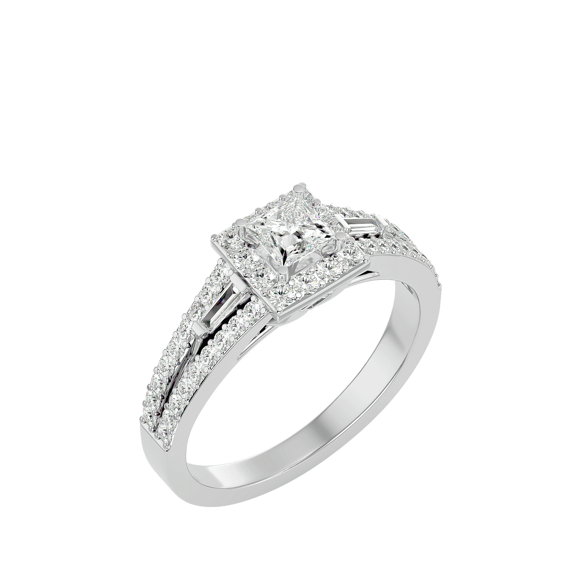 Isabella Diamond Halo Ring