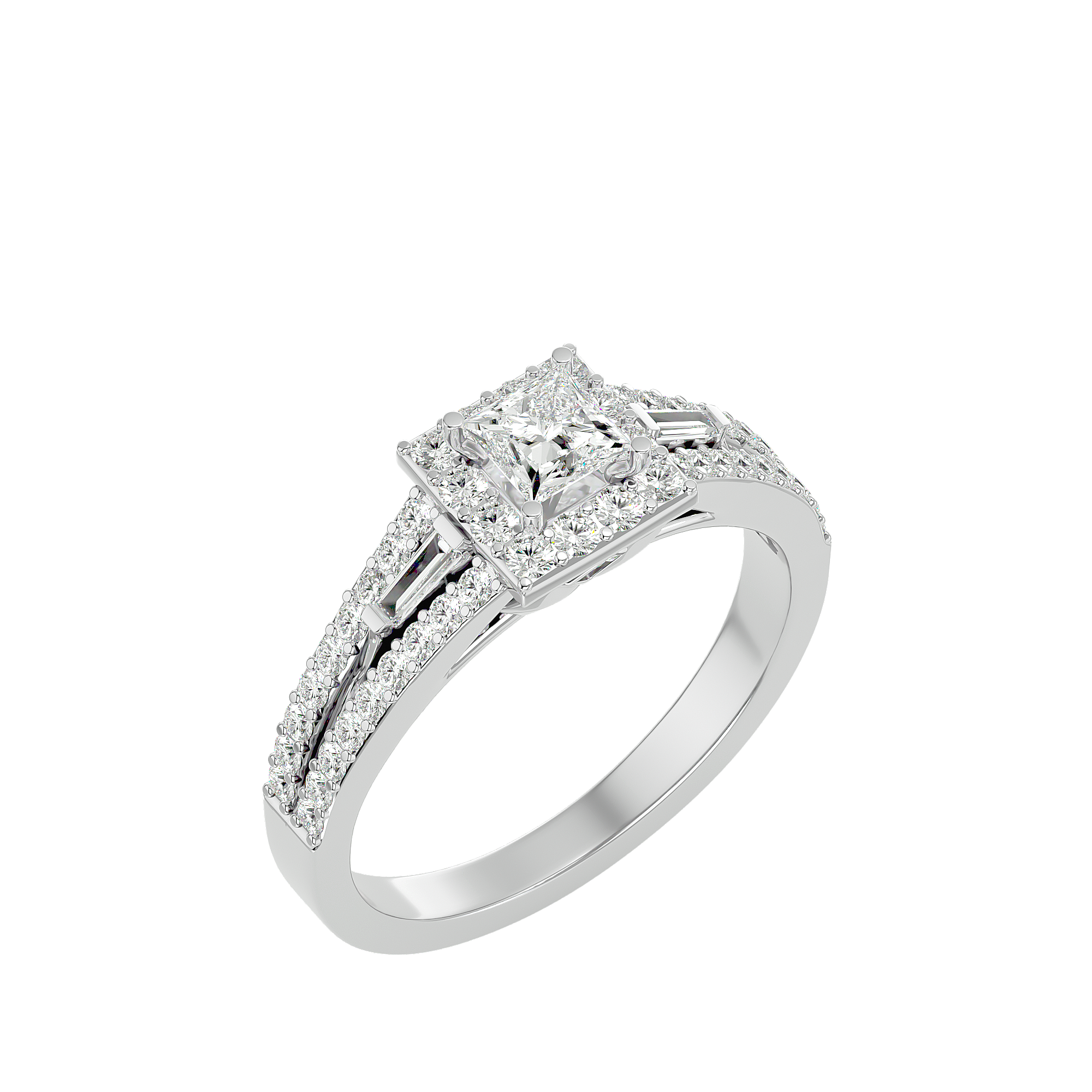 Isabella Diamond Halo Ring