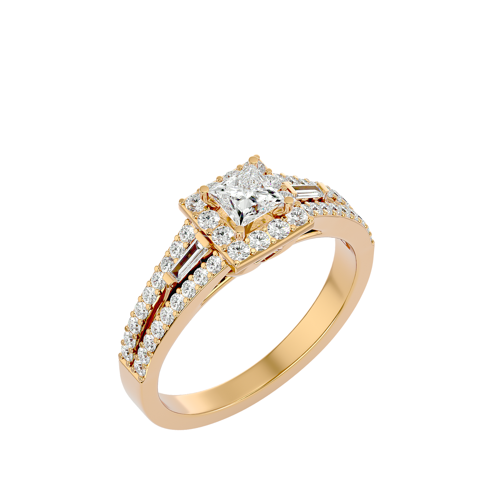 Isabella Diamond Halo Ring