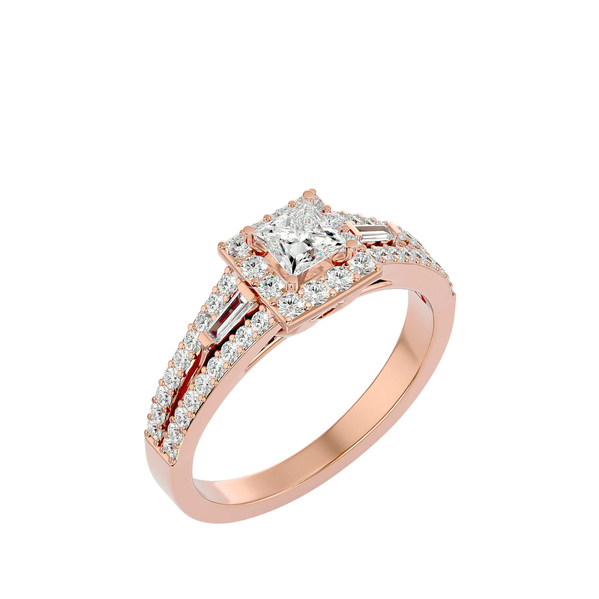 Isabella Diamond Halo Ring