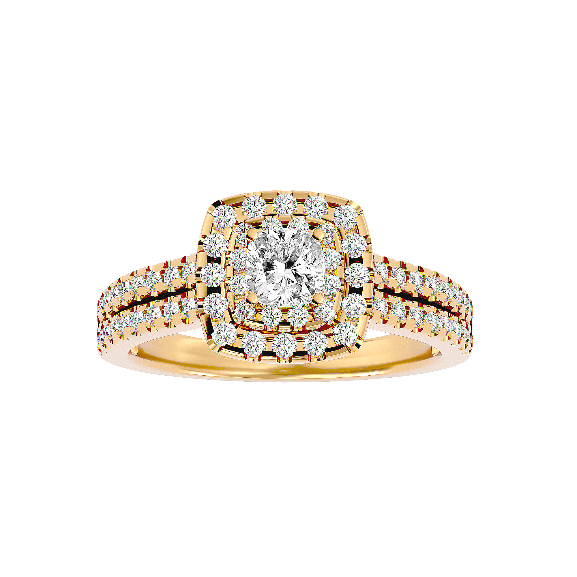 Genevieve Diamond Halo Ring