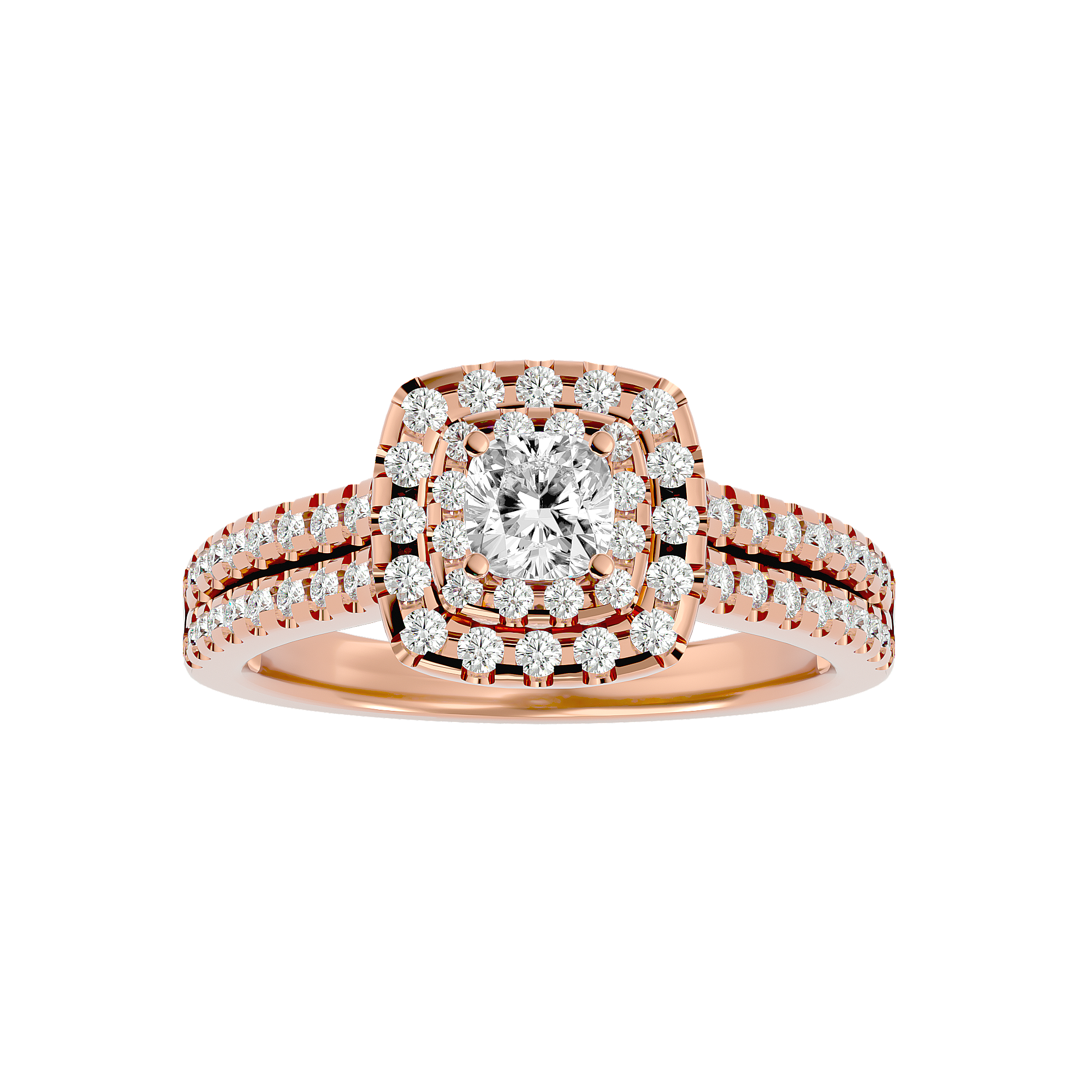 Genevieve Diamond Halo Ring