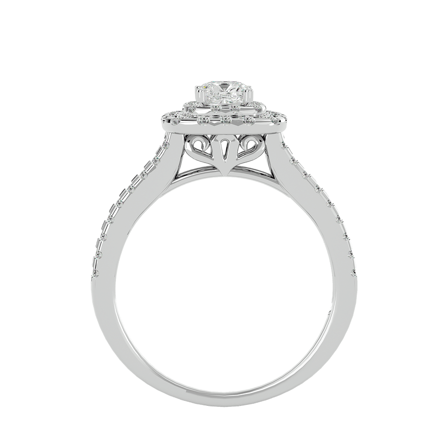 Genevieve Diamond Halo Ring
