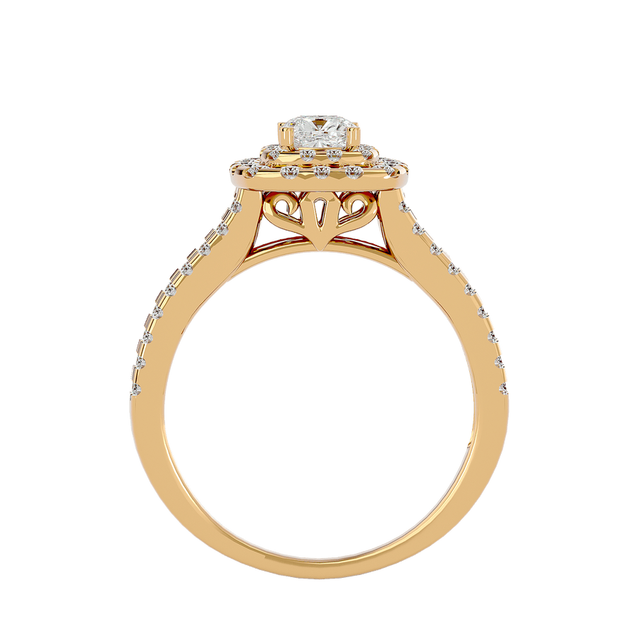 Genevieve Diamond Halo Ring