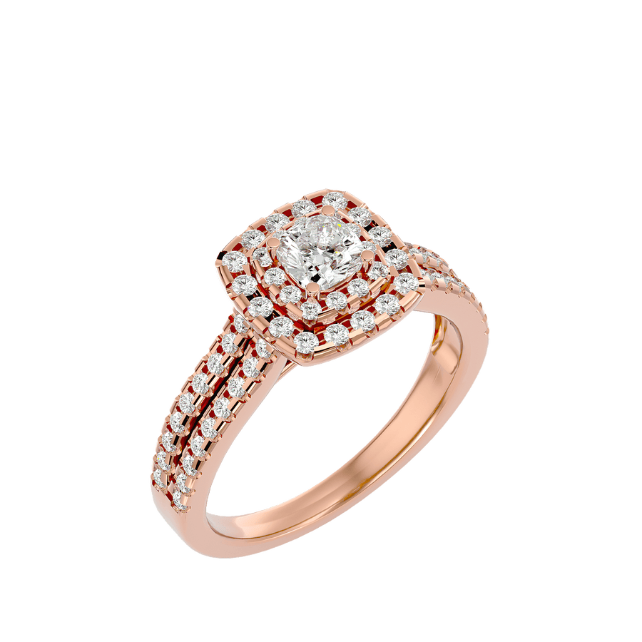Genevieve Diamond Halo Ring