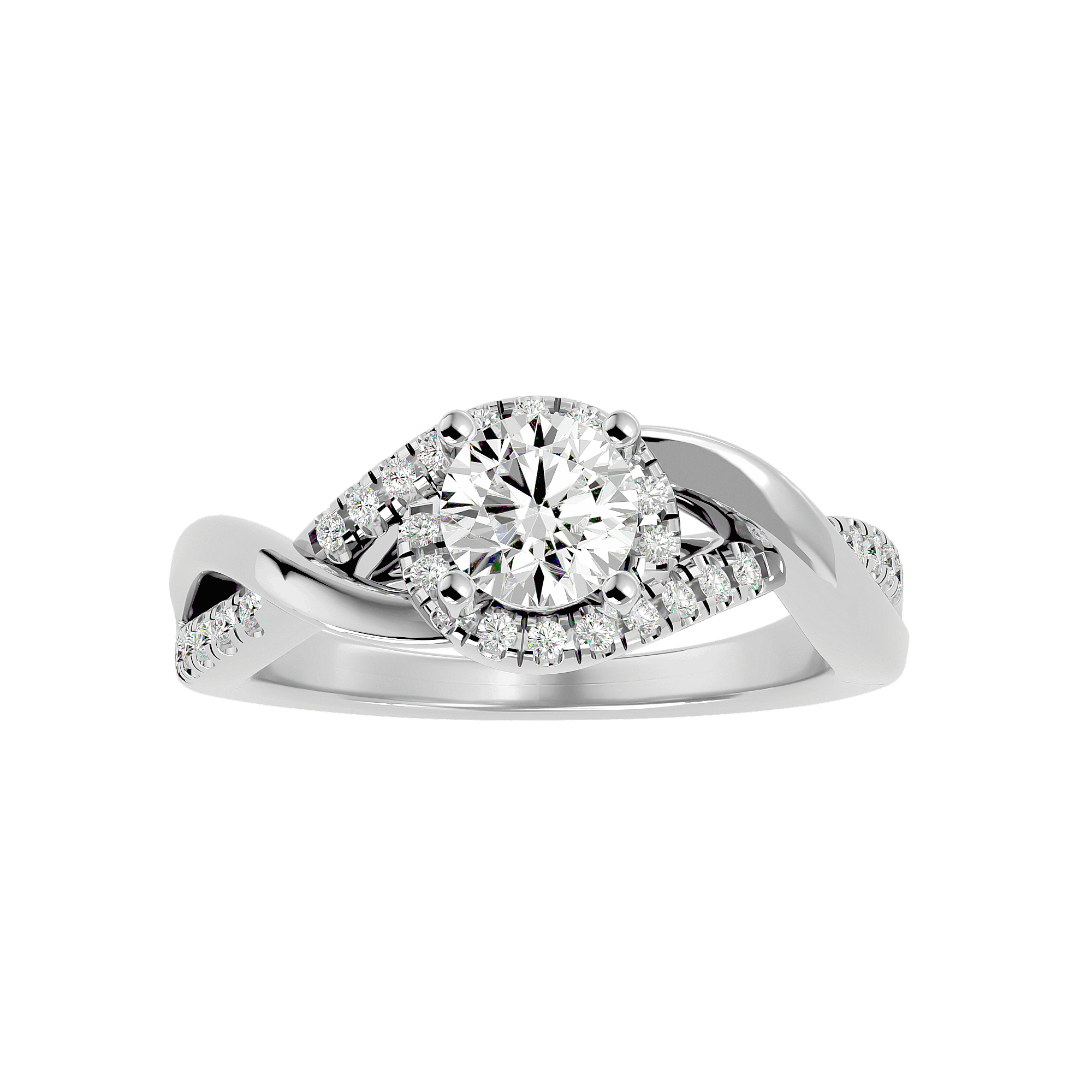 Jacqueline Diamond Halo Ring